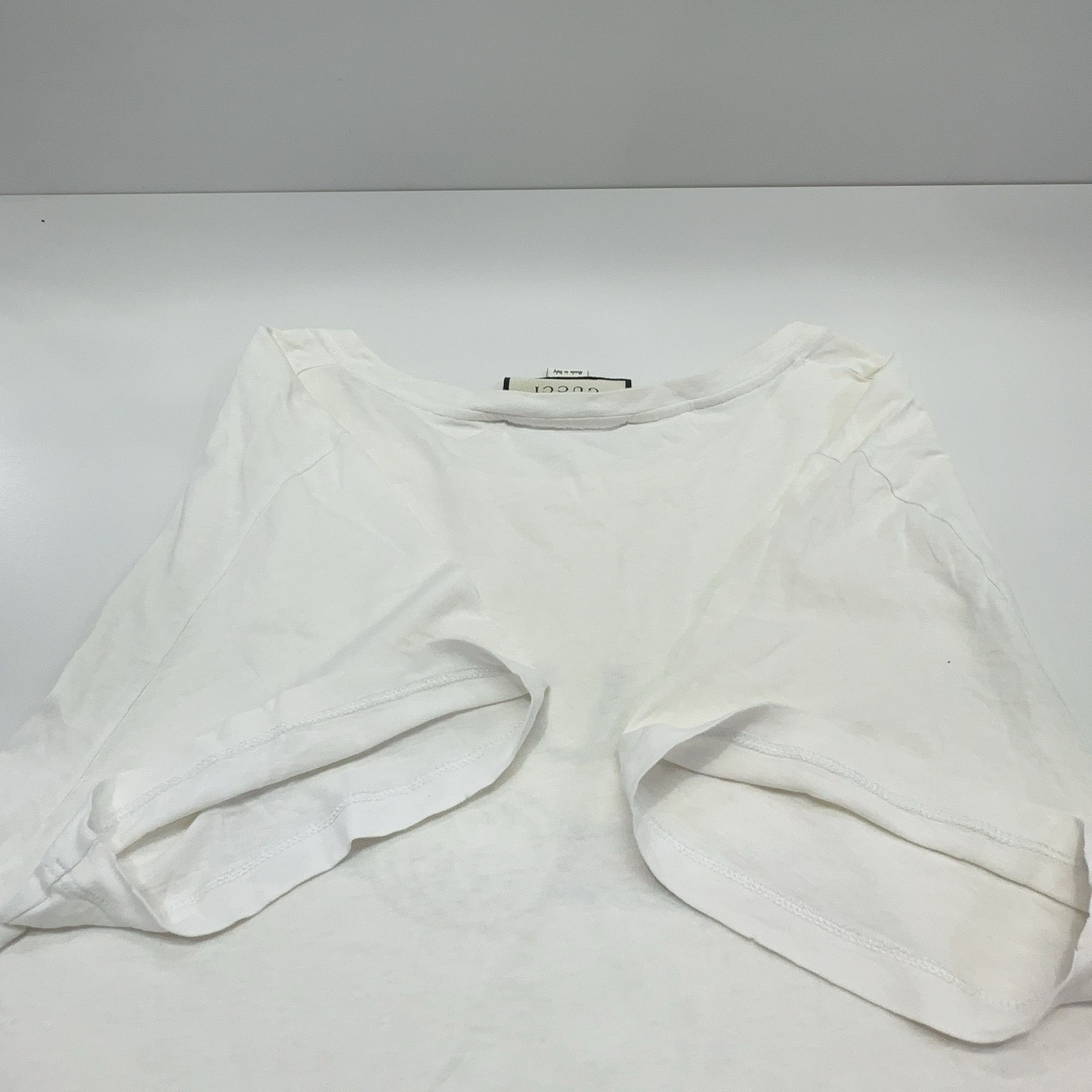 Gucci Gucci Web Stripe Logo T-Shirt Size M Size US M / EU 48-50 / 2 - 13 Thumbnail