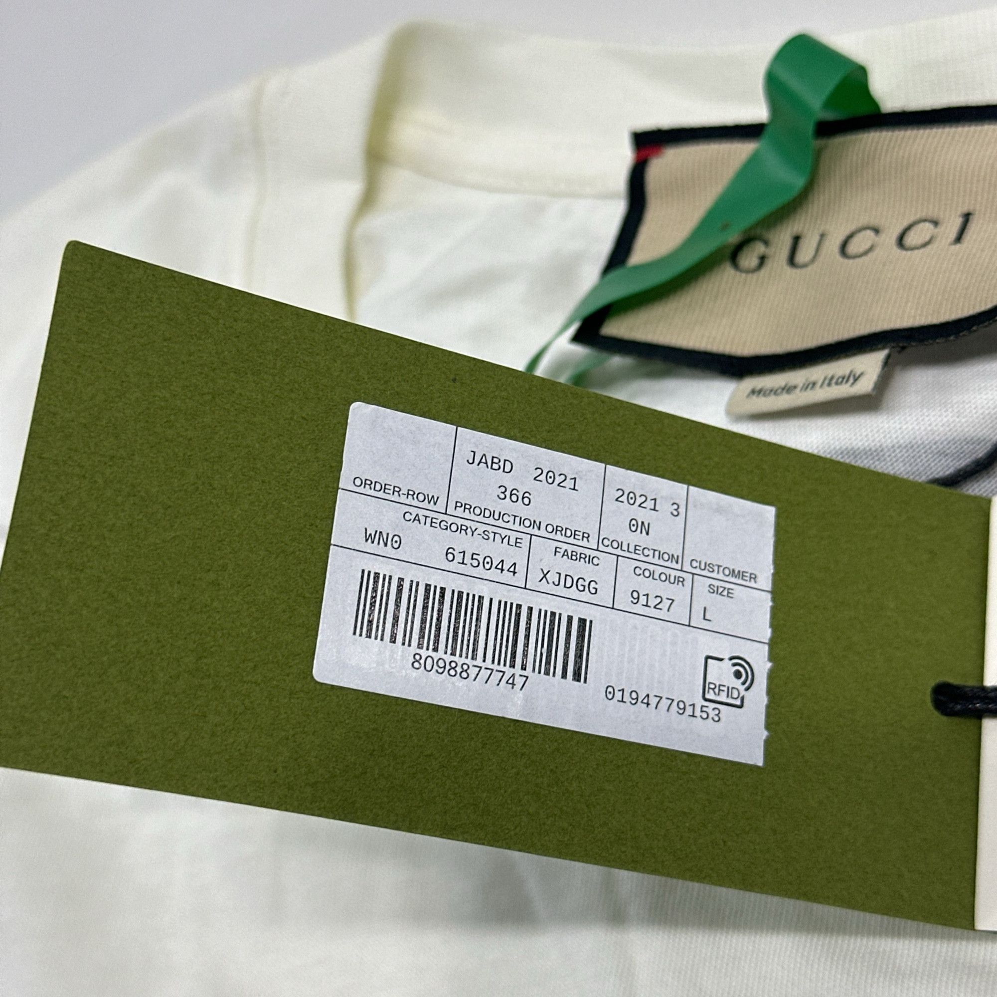 Gucci Gucci Cat Logo T-Shirt Size L Size US L / EU 52-54 / 3 - 4 Thumbnail