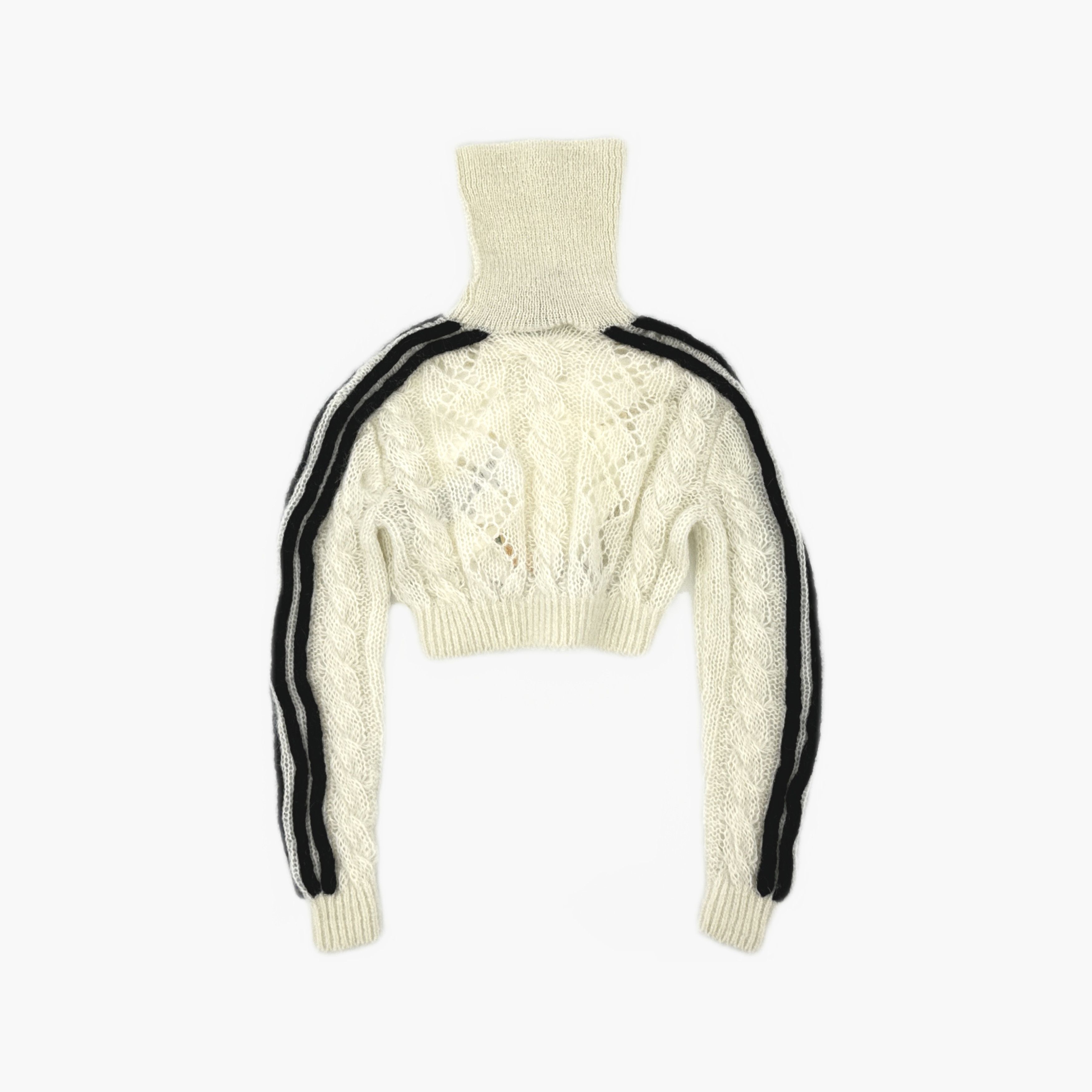 Gucci Gucci x Adidas Logo Knit Sweater XXS Size XXS / US 00 / IT 34 - 2 Thumbnail