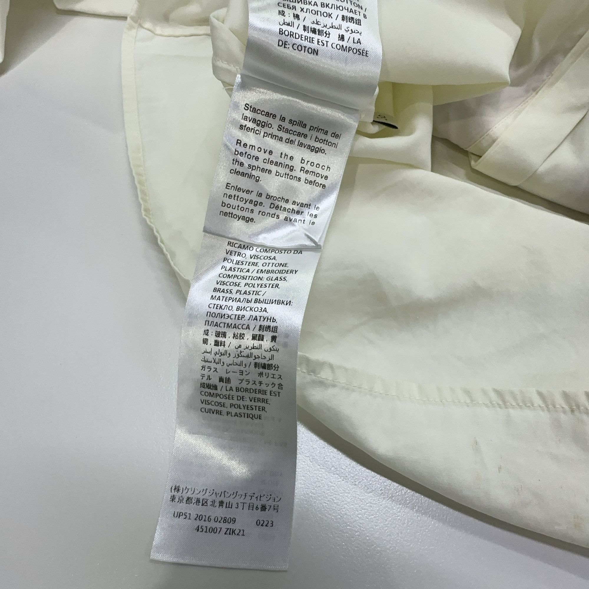 Gucci Gucci Ribbon Detail Long Sleeve Blouse Size 36 Size XS / US 0-2 / IT 36-38 - 3 Thumbnail