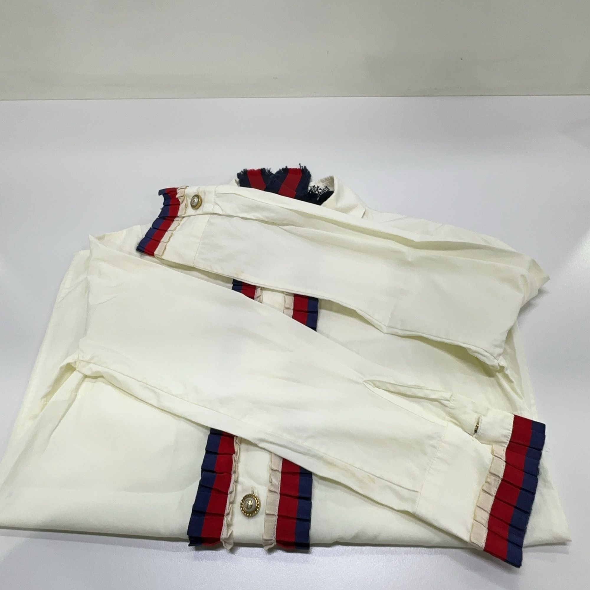 Gucci Gucci Ribbon Detail Long Sleeve Blouse Size 36 Size XS / US 0-2 / IT 36-38 - 8 Thumbnail