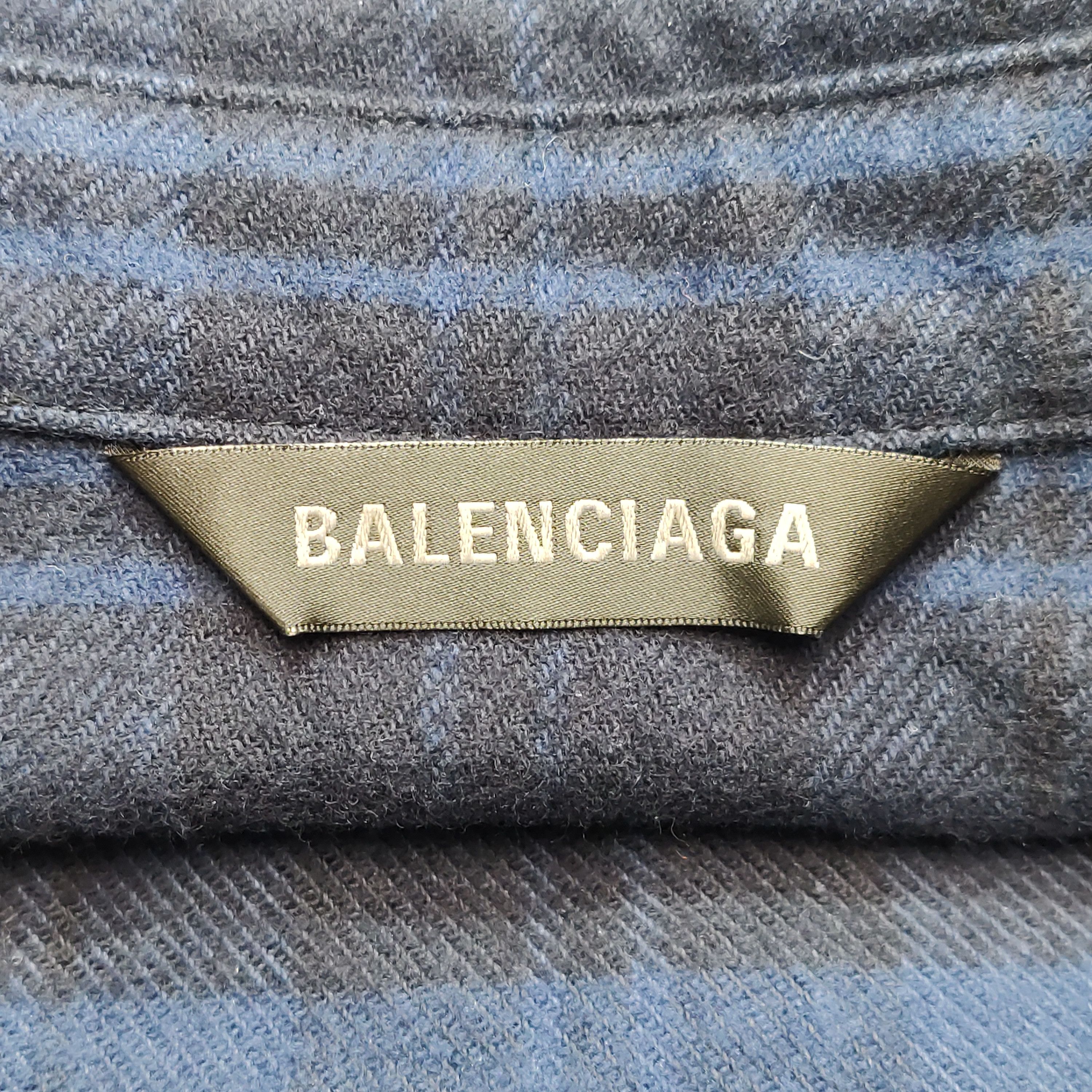 Balenciaga Balenciaga Men l Short Sleeve Shirts Size US L / EU 52-54 / 3 - 6 Thumbnail
