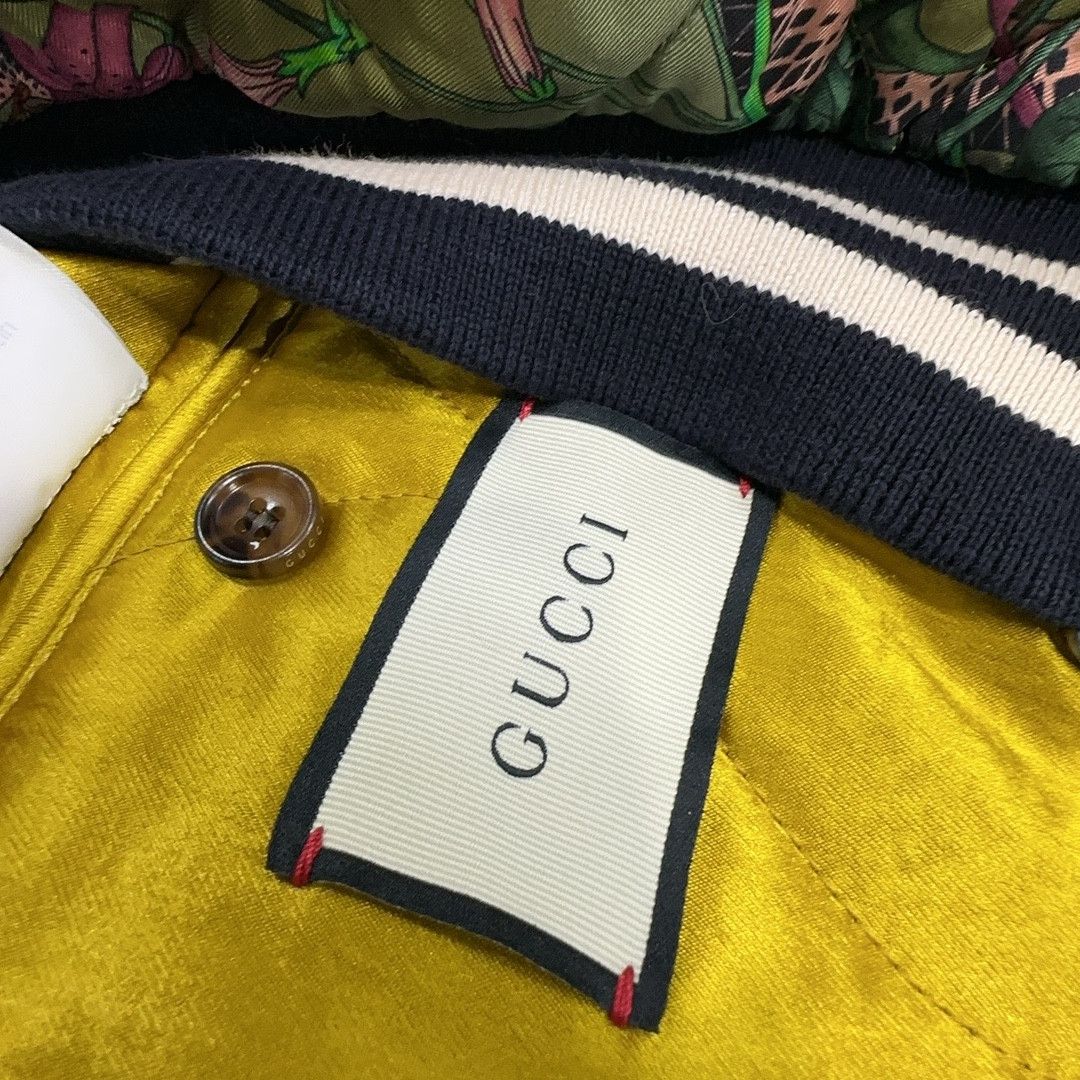 Gucci Gucci Floral Print Bomber Jacket Size XL Size US XL / EU 56 / 4 - 5 Thumbnail