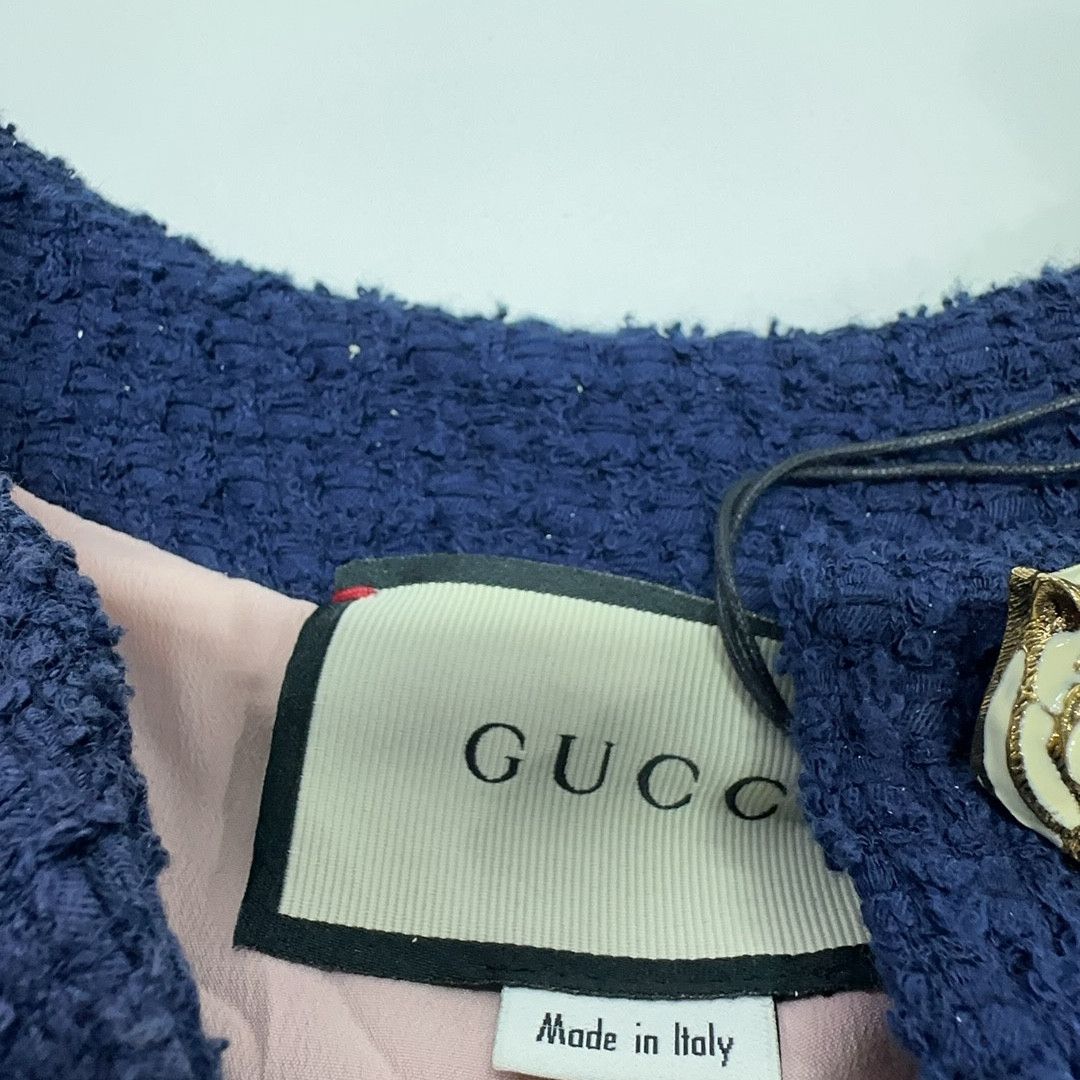Gucci Gucci Red Tweed Check Mini Dress Size 40 Size S / US 4 / IT 40 - 6 Thumbnail