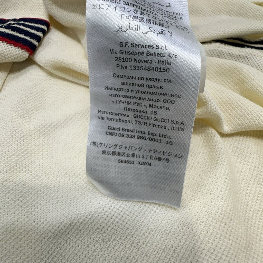Gucci Gucci Embroidered Logo Polo Shirt Size M Size US M / EU 48-50 / 2 - 3 Thumbnail