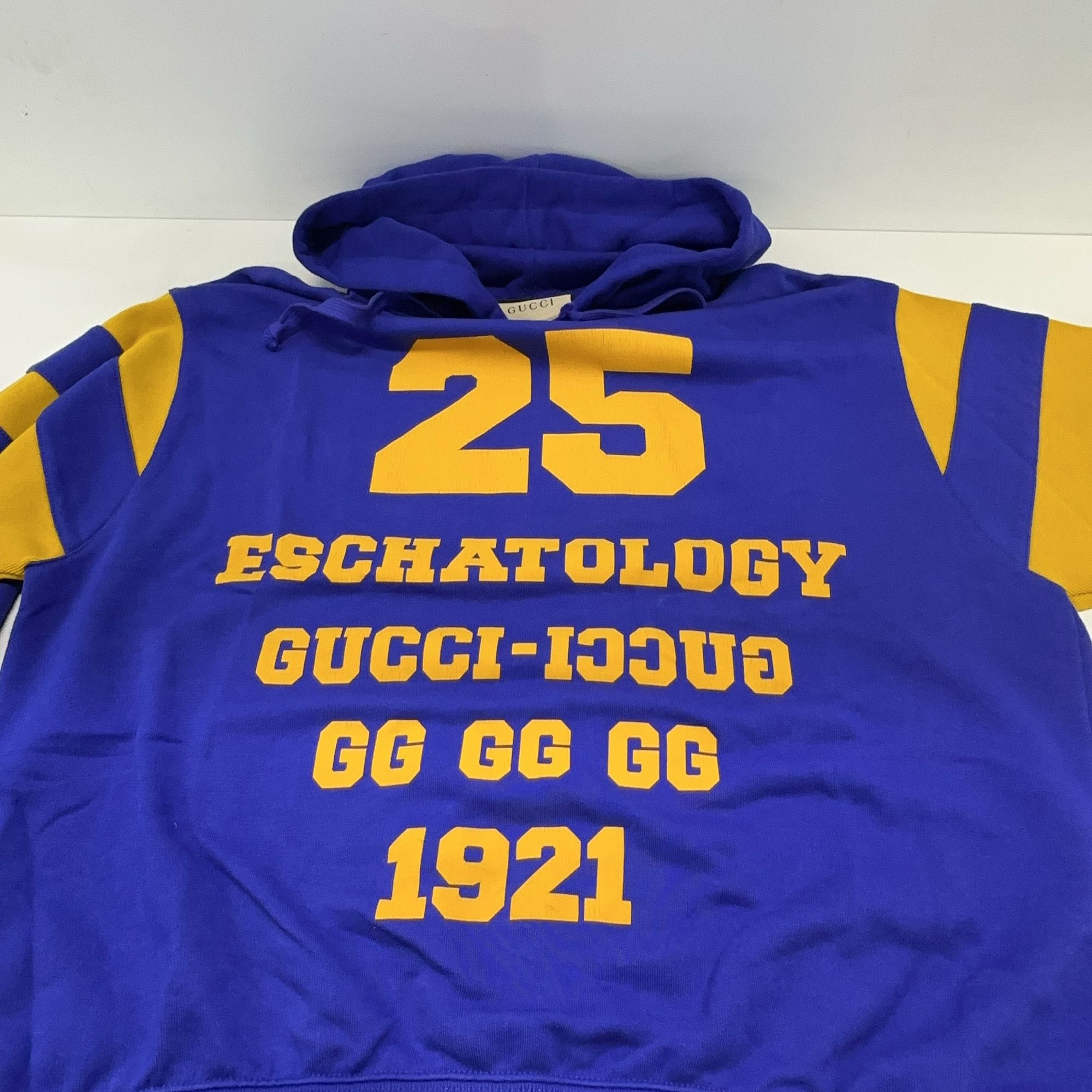 Gucci Gucci Eschatology Logo Hoodie Size M Size US M / EU 48-50 / 2 - 7 Thumbnail