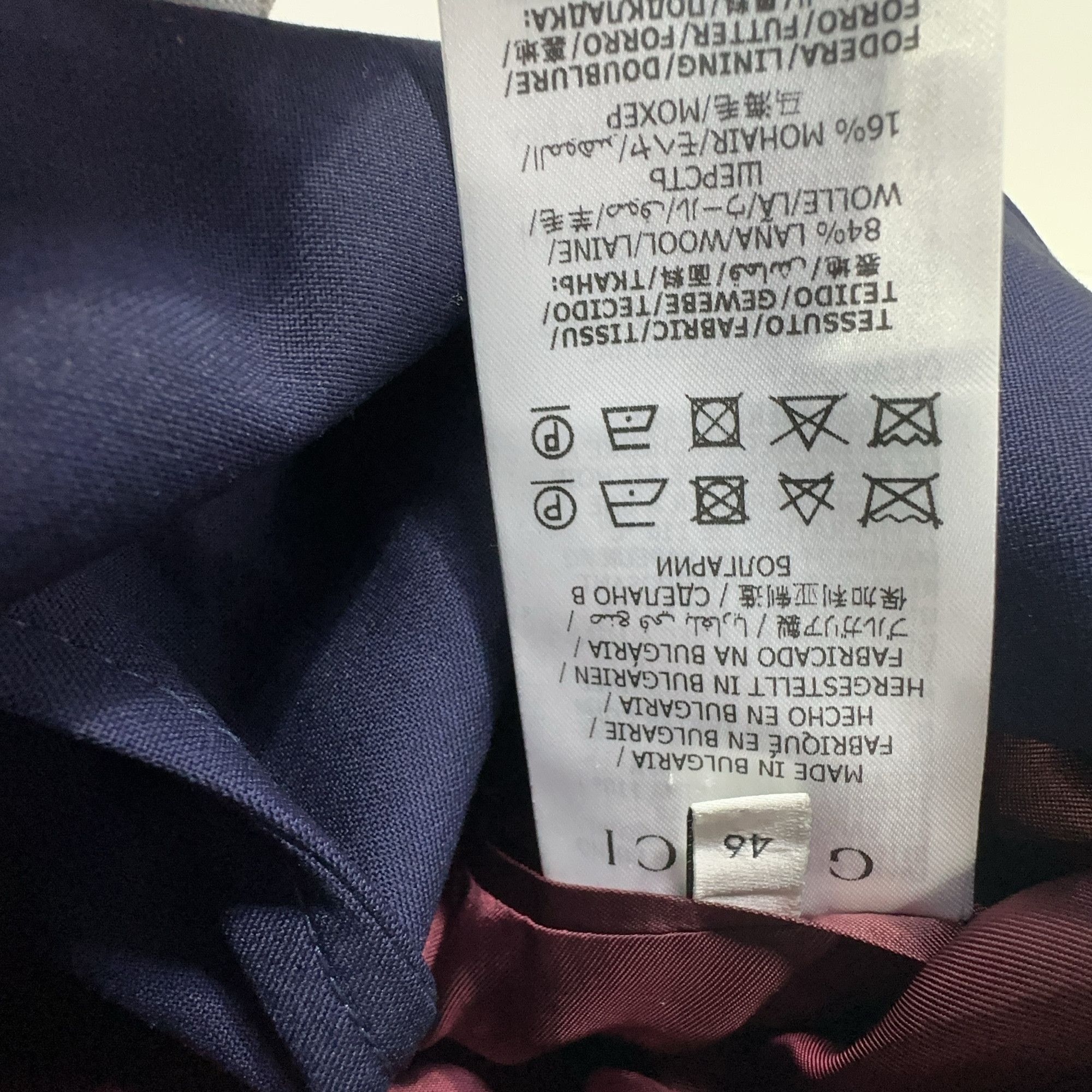 Gucci Gucci Wool Mohair Double Breasted Blazer Size 36R Size 36R - 3 Thumbnail