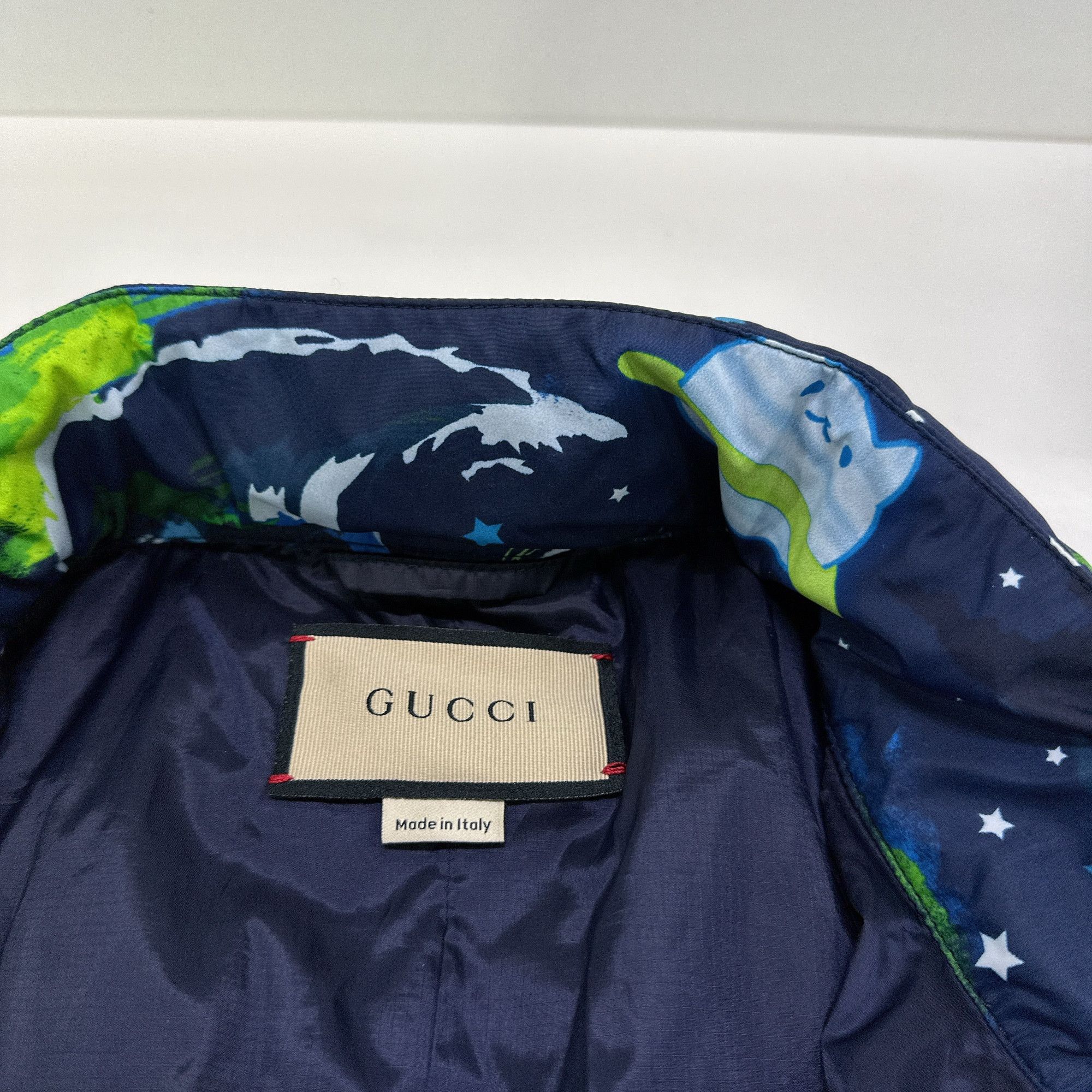 Gucci Gucci Cat Planet Print Jacket US M Size US M / EU 48-50 / 2 - 3 Thumbnail