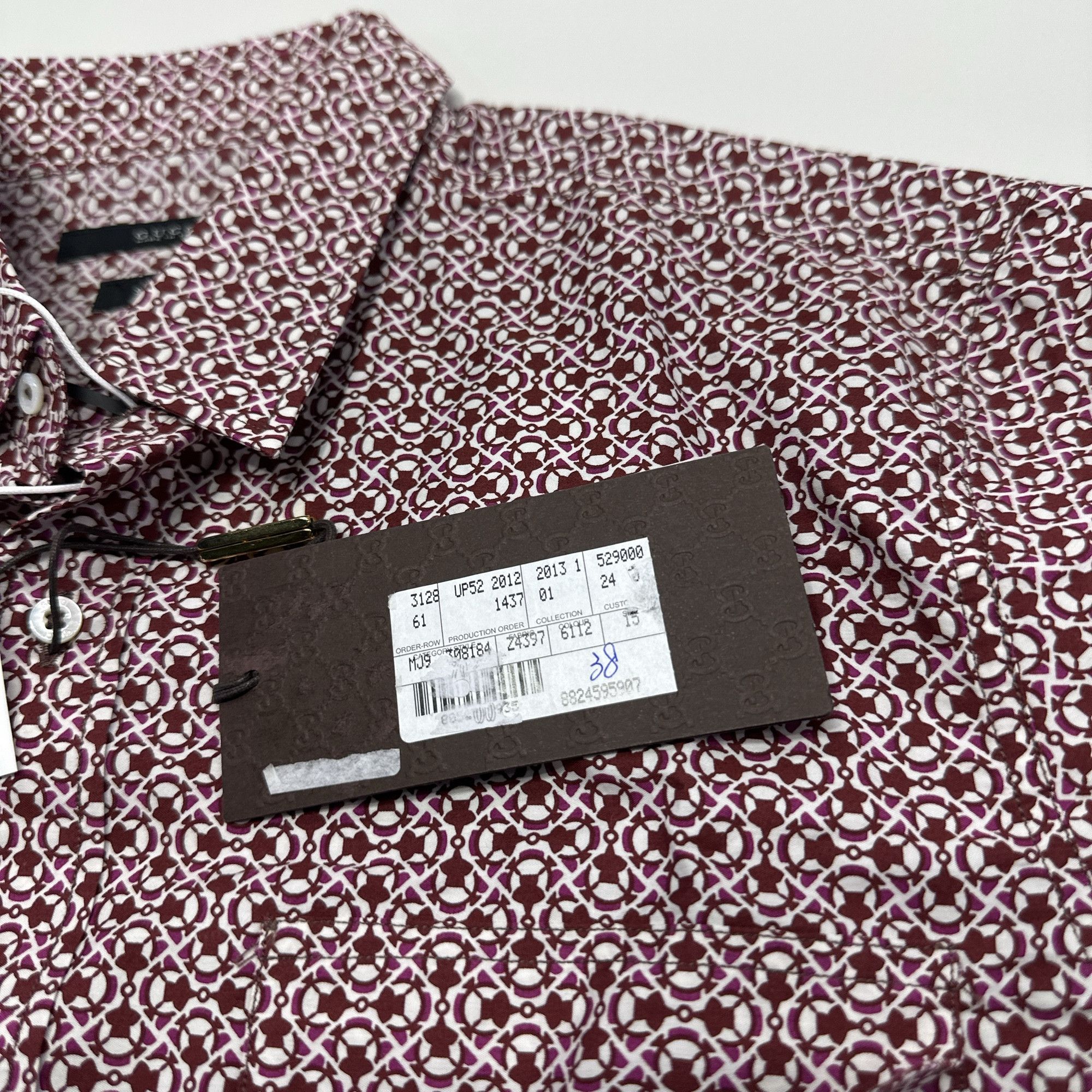 Gucci Gucci Geometric Short Sleeve Shirt Size S Size US S / EU 44-46 / 1 - 4 Thumbnail