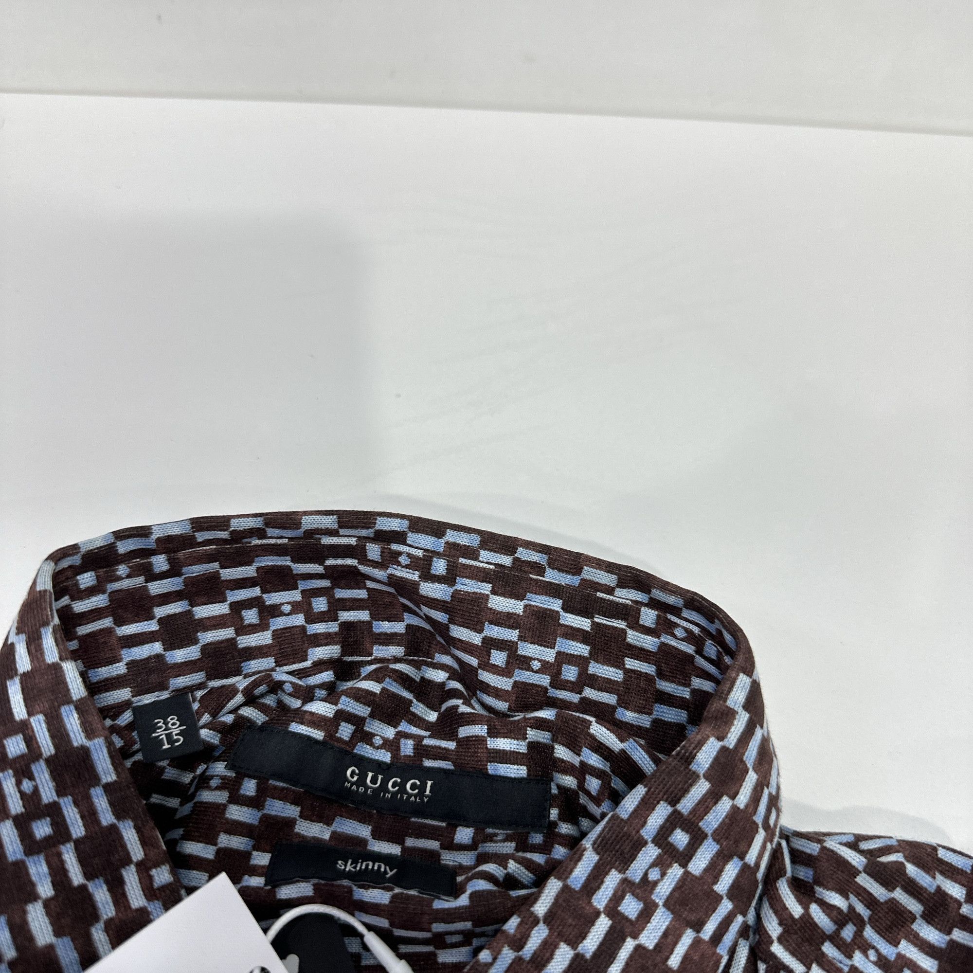 Gucci Gucci Geometric Pattern Short Sleeve Shirt Size S Size US S / EU 44-46 / 1 - 3 Thumbnail