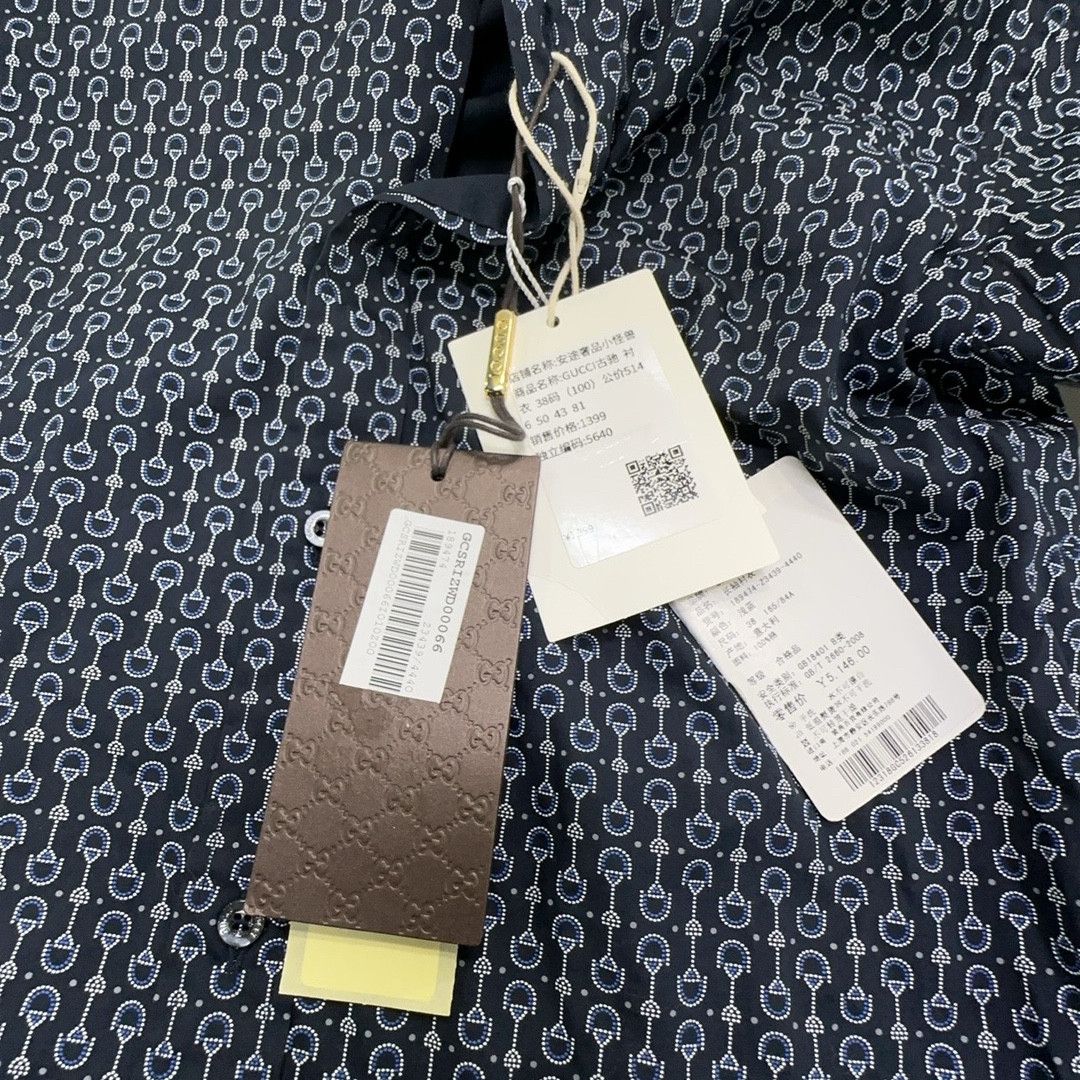 Gucci Gucci Horsebit Print Button Up Shirt Size S Size US S / EU 44-46 / 1 - 3 Thumbnail
