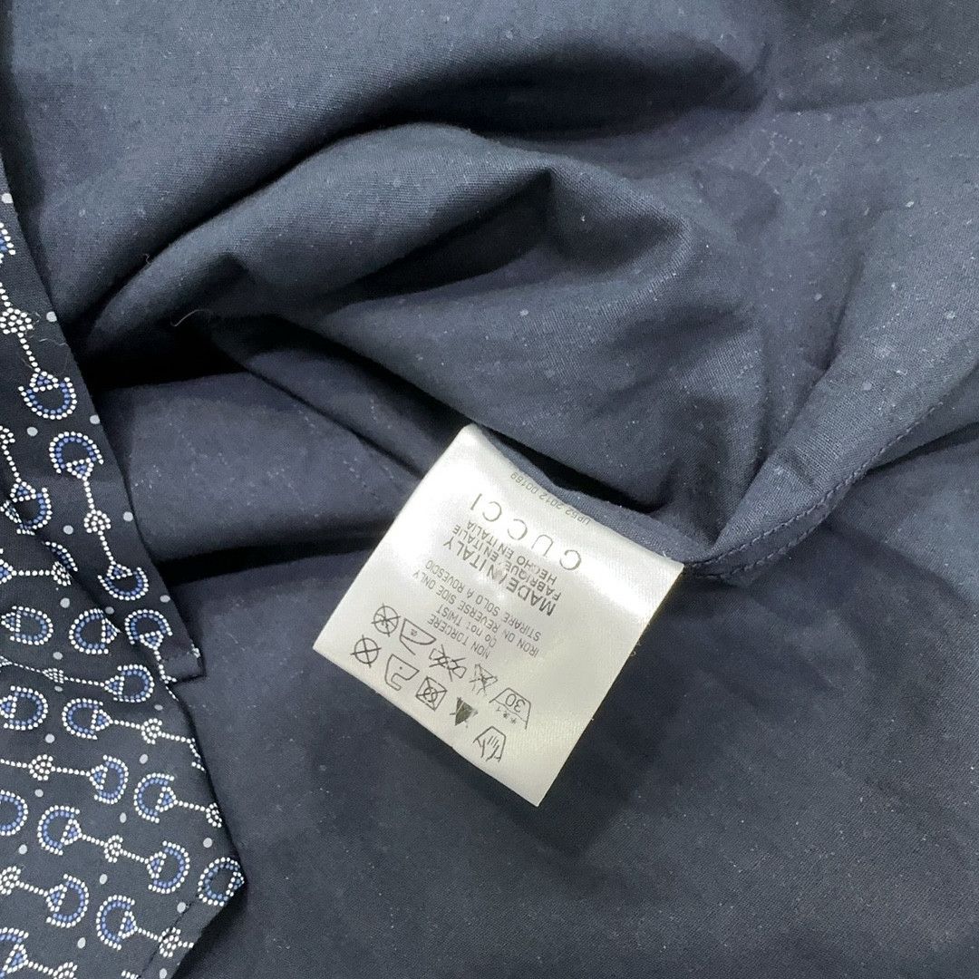 Gucci Gucci Horsebit Print Button Up Shirt Size S Size US S / EU 44-46 / 1 - 5 Thumbnail