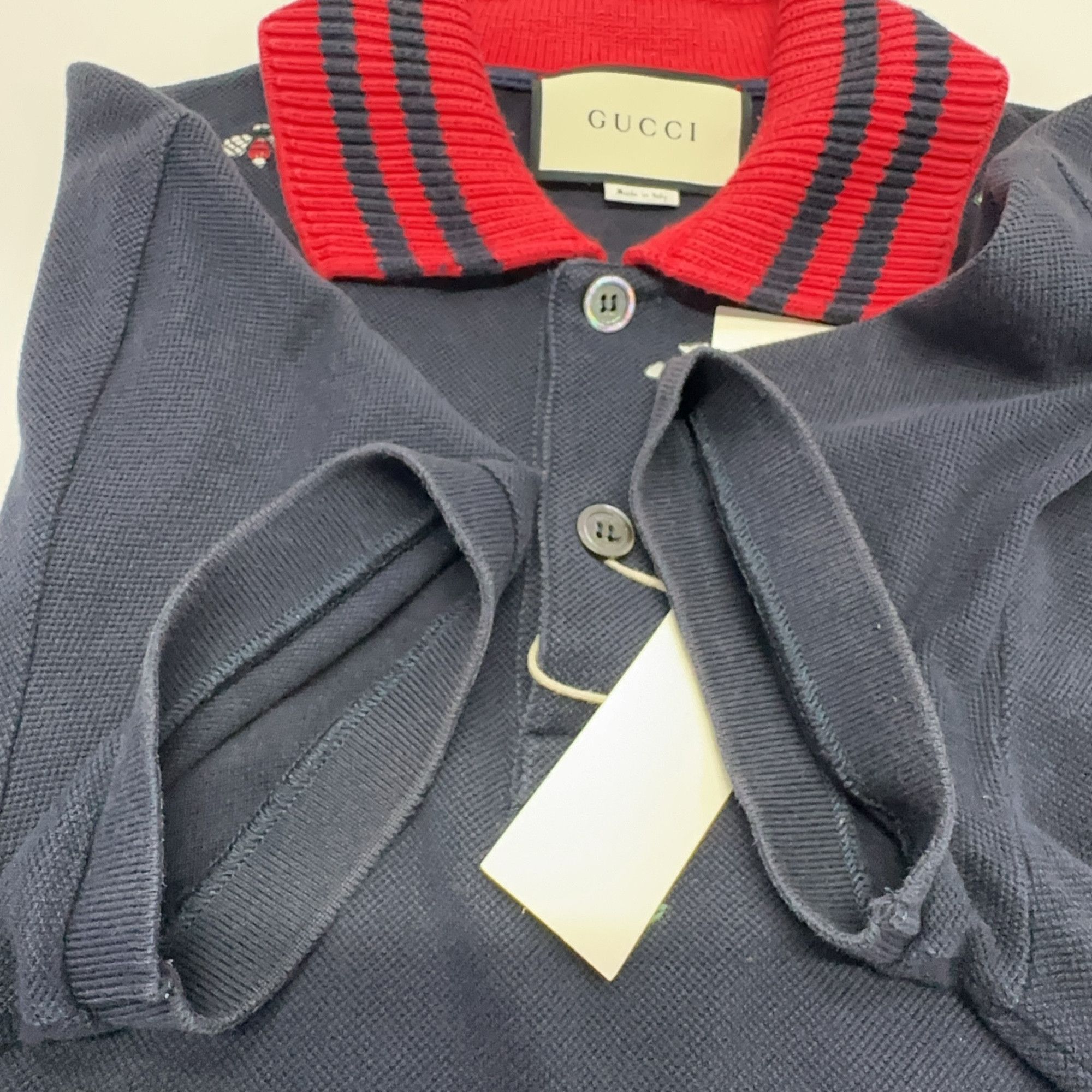 Gucci Gucci Embroidered Motif Polo Shirt Size S Size US S / EU 44-46 / 1 - 8 Thumbnail