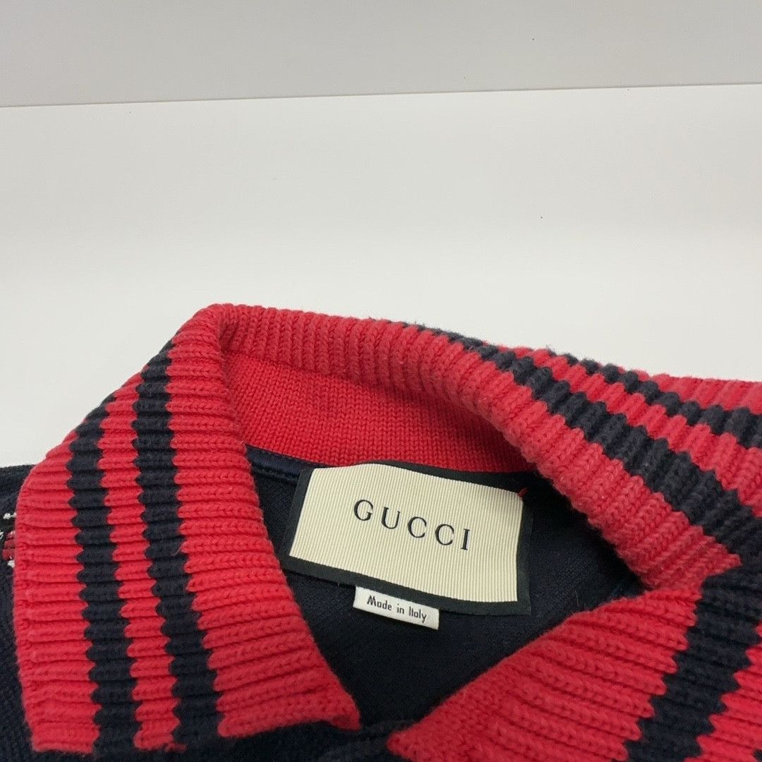 Gucci Gucci Embroidered Motif Polo Shirt Size S Size US S / EU 44-46 / 1 - 3 Thumbnail