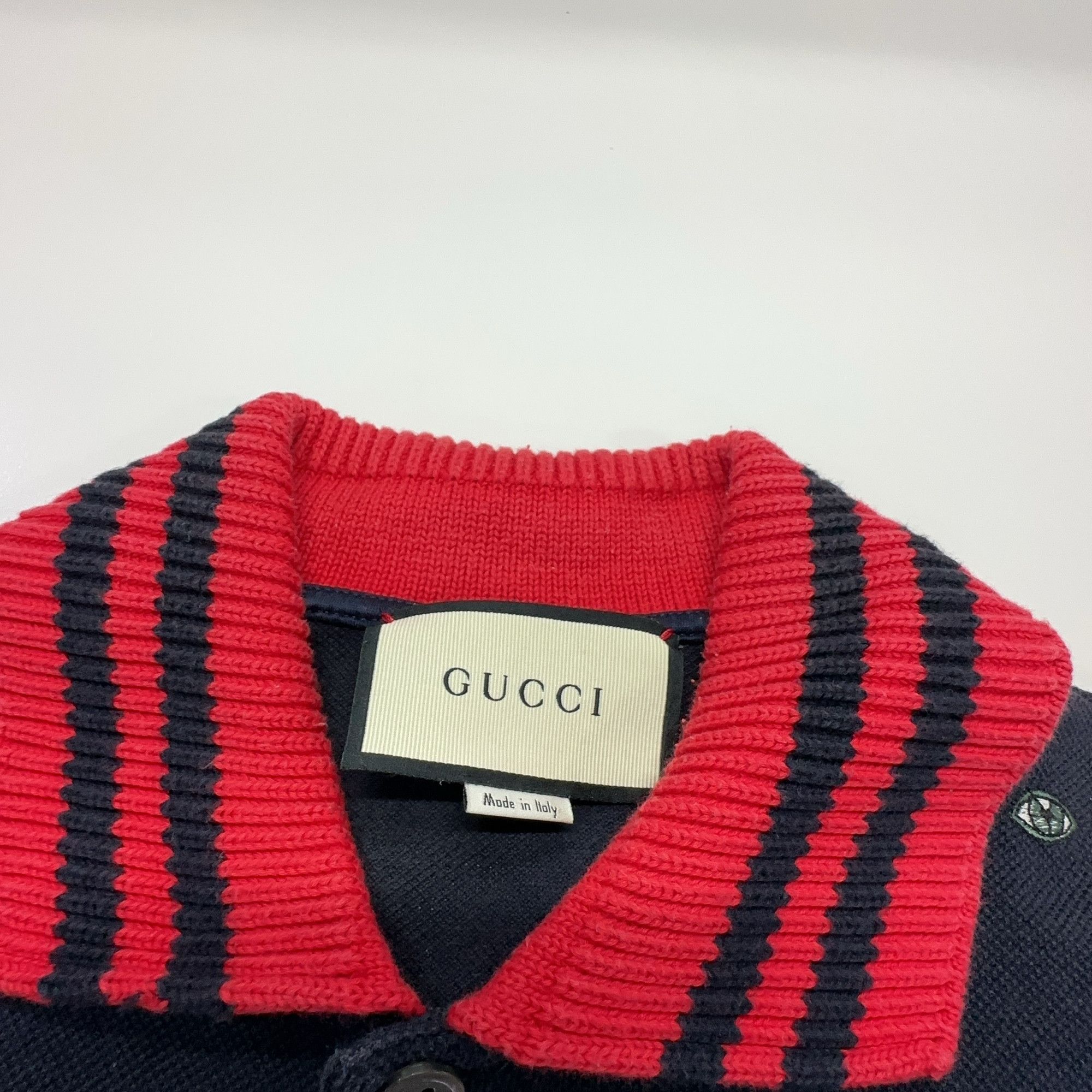 Gucci Gucci Embroidered Motif Polo Shirt Size S Size US S / EU 44-46 / 1 - 6 Thumbnail