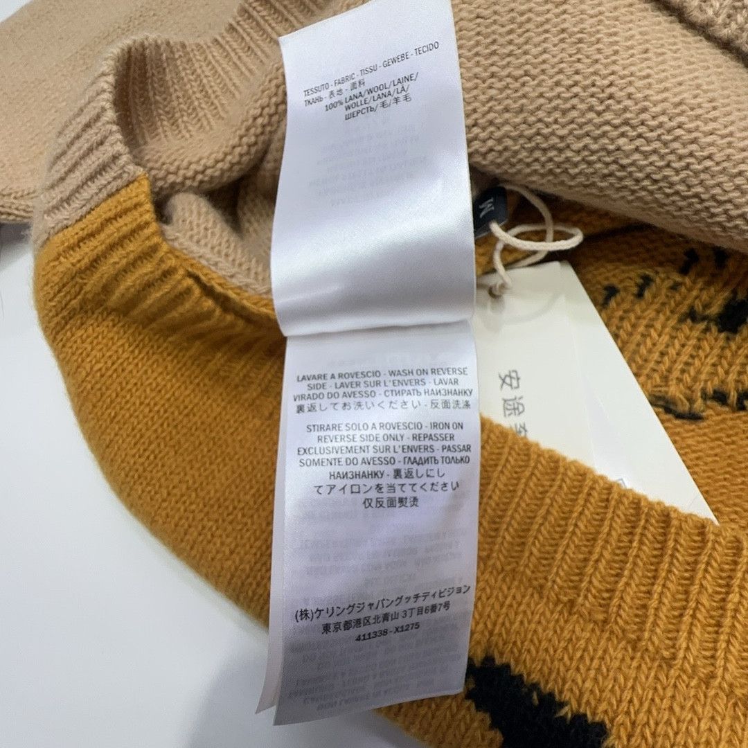 Gucci Gucci Tiger Pattern Wool Sweater Size M Size US M / EU 48-50 / 2 - 5 Thumbnail