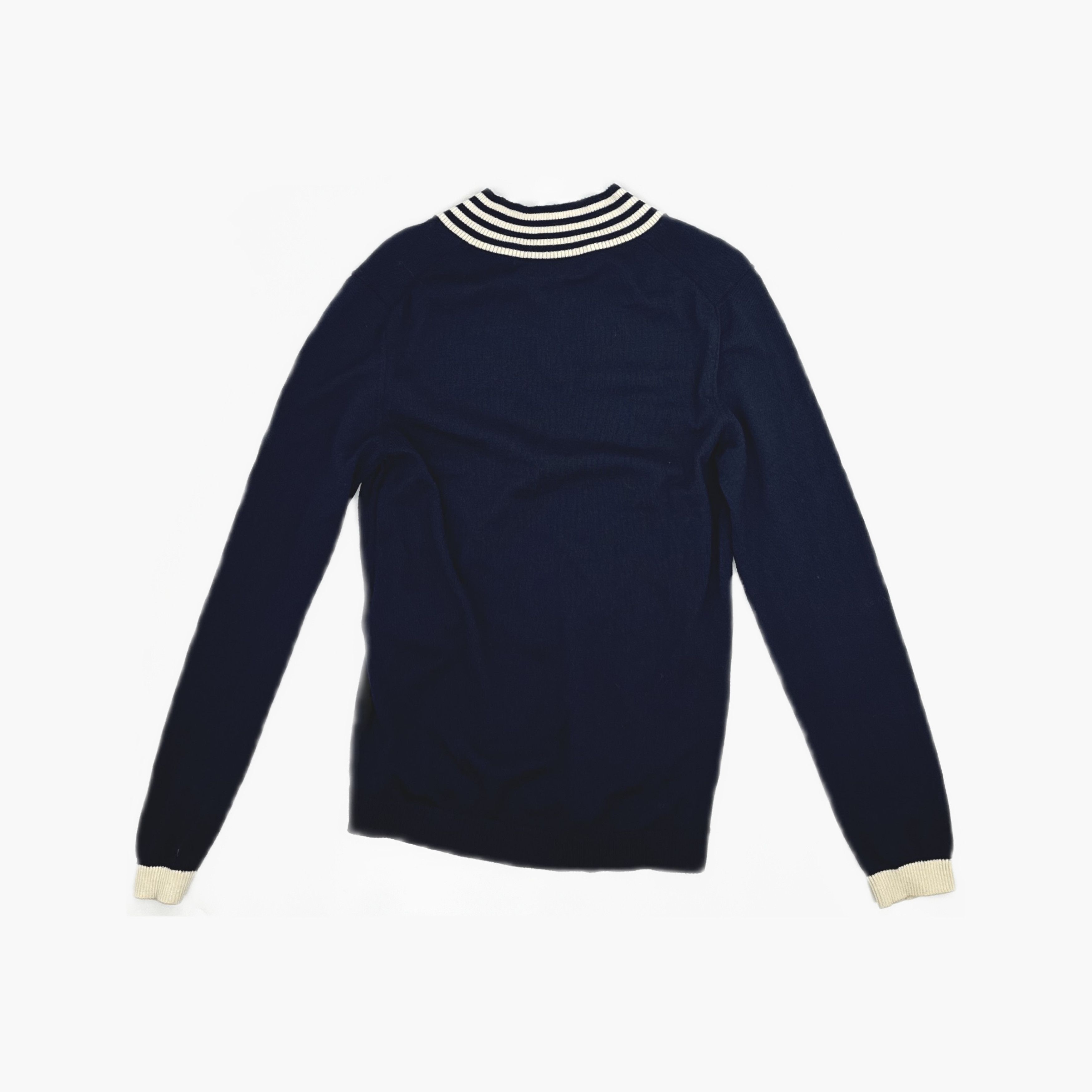Gucci Gucci Bee Embroidered V-Neck Sweater Size XS Size US XS / EU 42 / 0 - 2 Thumbnail