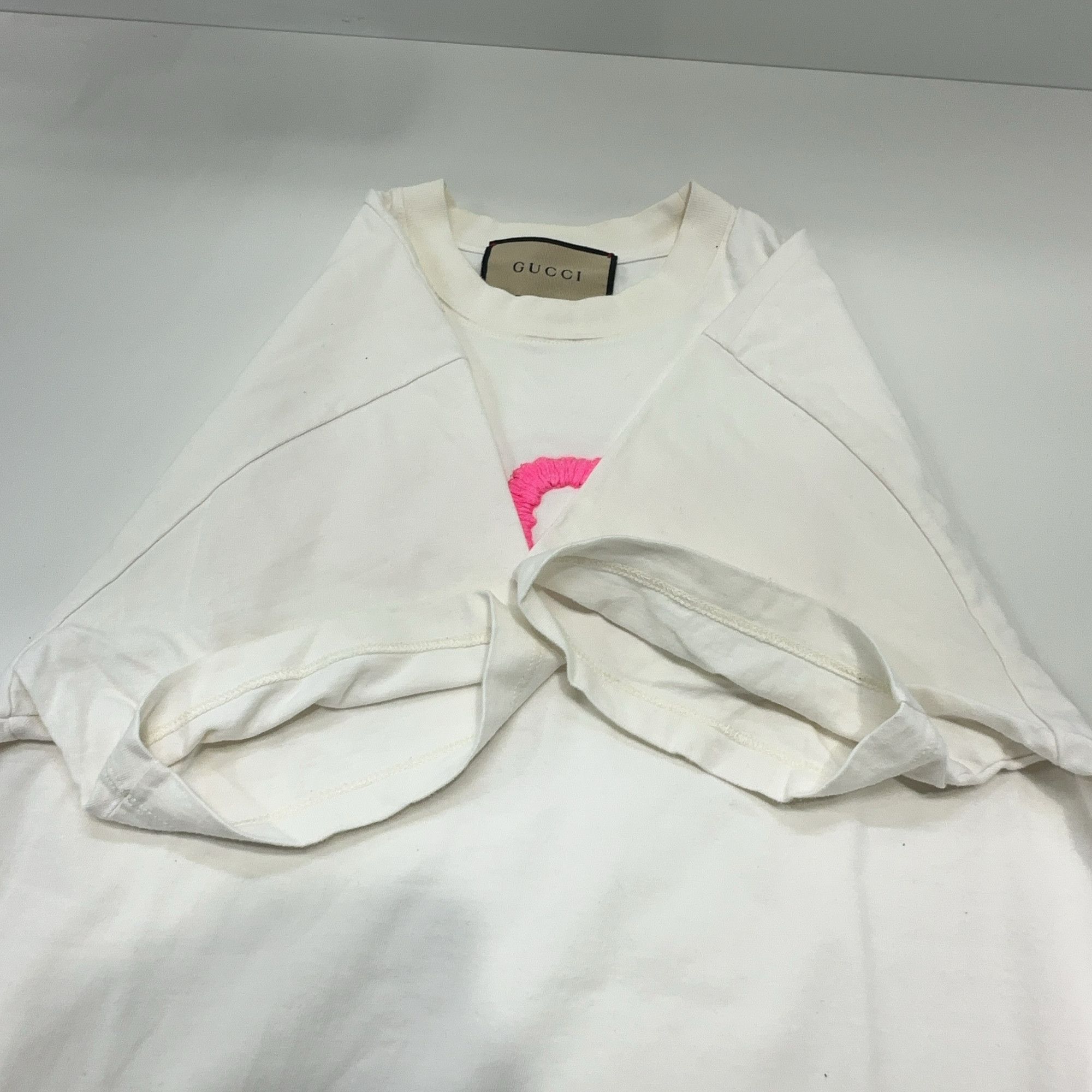Gucci Gucci Pink Logo Short Sleeve T-Shirt Size XS Size XS / US 0-2 / IT 36-38 - 16 Thumbnail