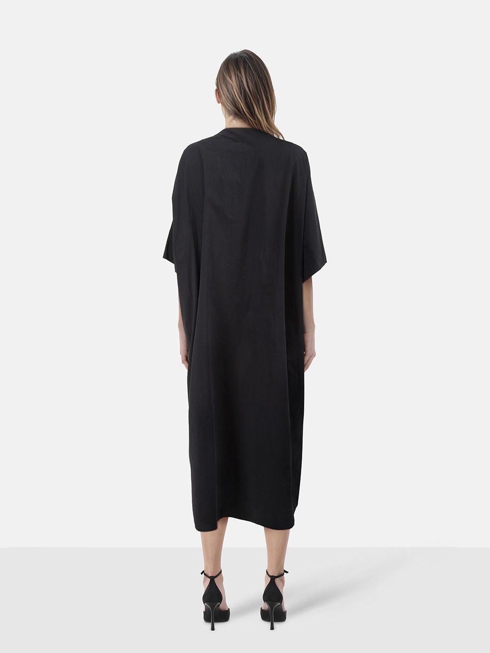 The Row Black Oversized T-Shirt Isora Dress Size M / US 6-8 / IT 42-44 - 2 Thumbnail