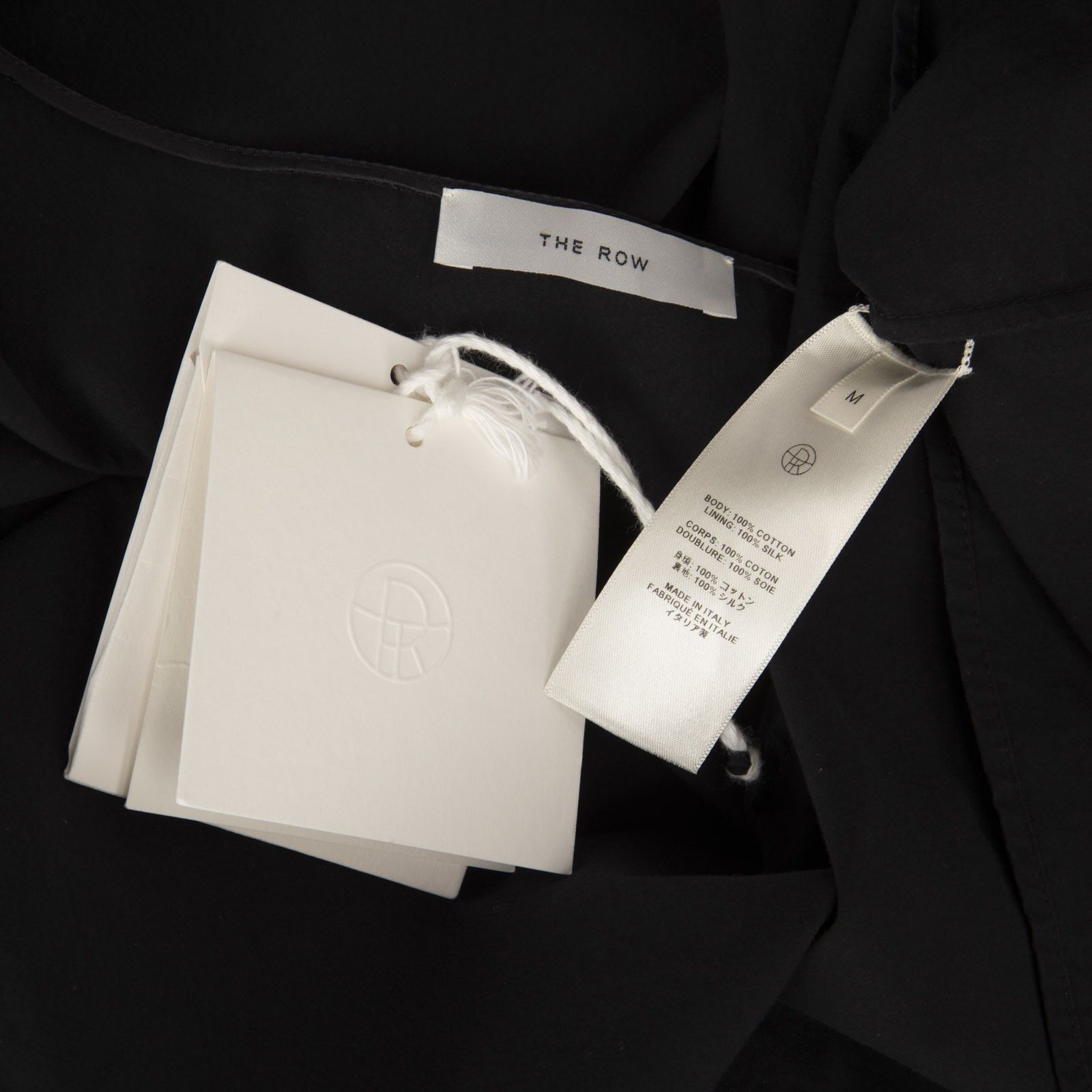 The Row Black Oversized T-Shirt Isora Dress Size M / US 6-8 / IT 42-44 - 12 Thumbnail