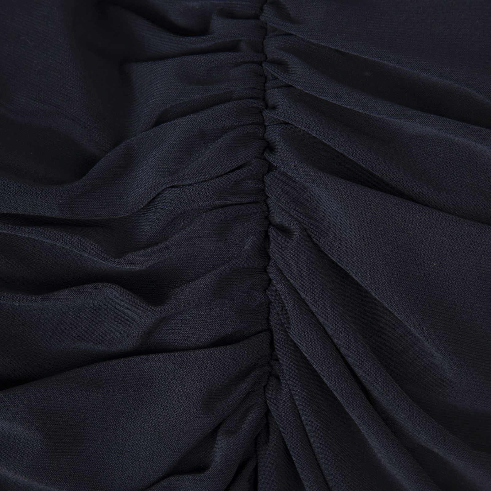 Mac Duggal Navy Crystal Embellished Ruched Dress Size S / US 4 / IT 40 - 3 Thumbnail