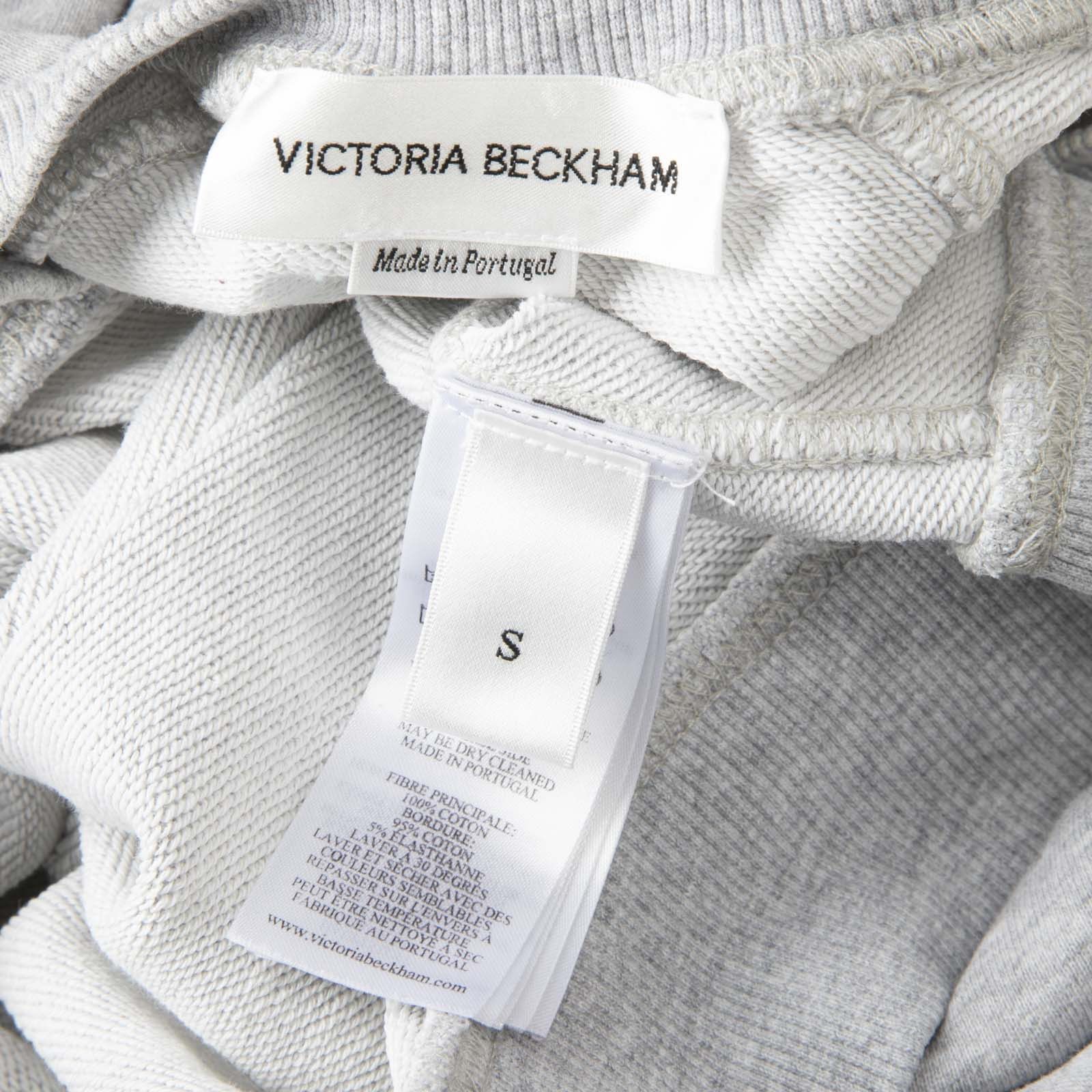 Victoria Beckham Grey Logo Print Sweatshirt Size S / US 4 / IT 40 - 4 Thumbnail