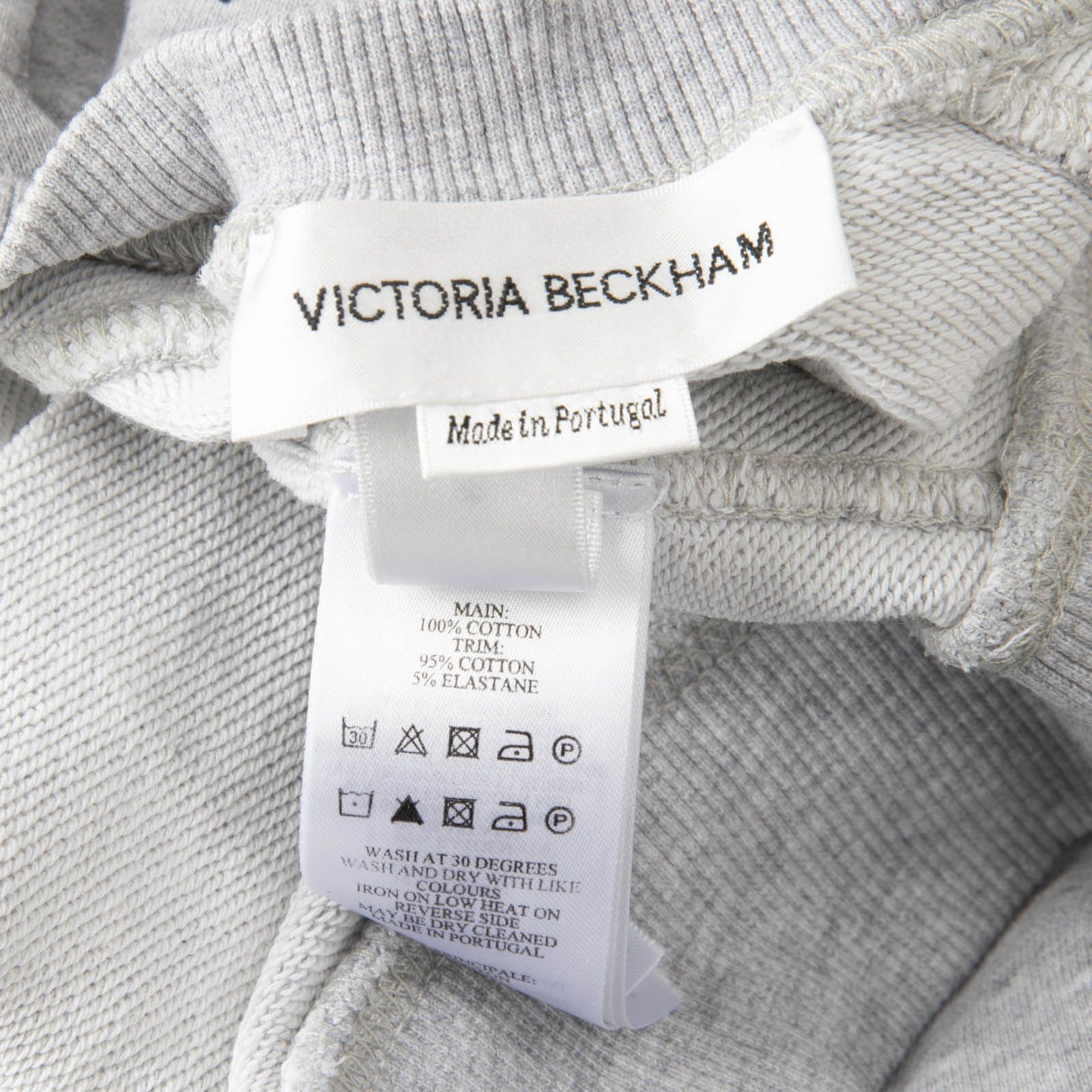 Victoria Beckham Grey Logo Print Sweatshirt Size S / US 4 / IT 40 - 5 Thumbnail