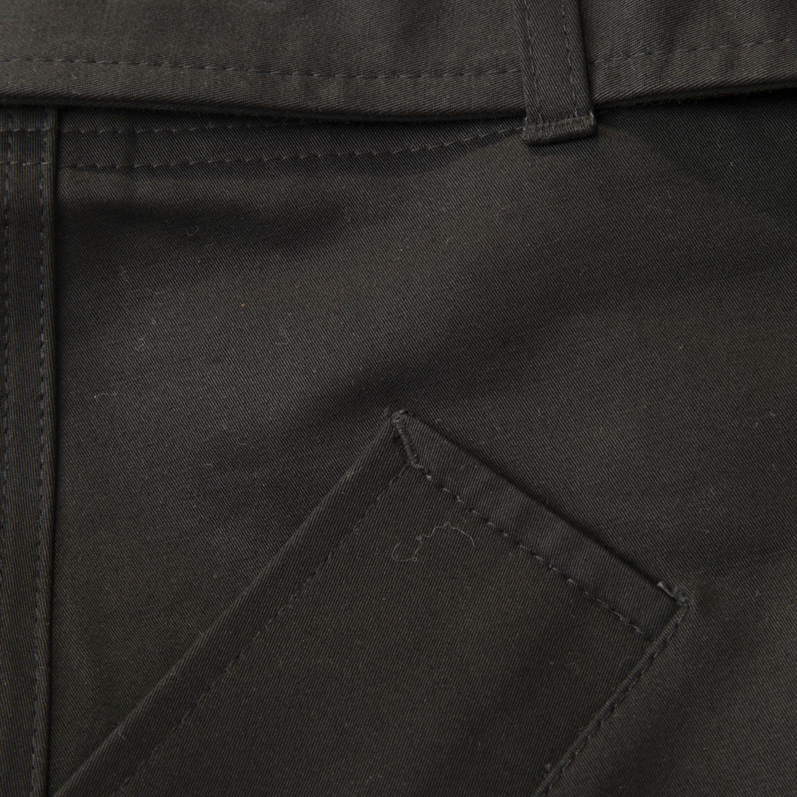 Toteme Black Cotton Trench Skirt Size 26" / US 2 / IT 38 - 3 Thumbnail