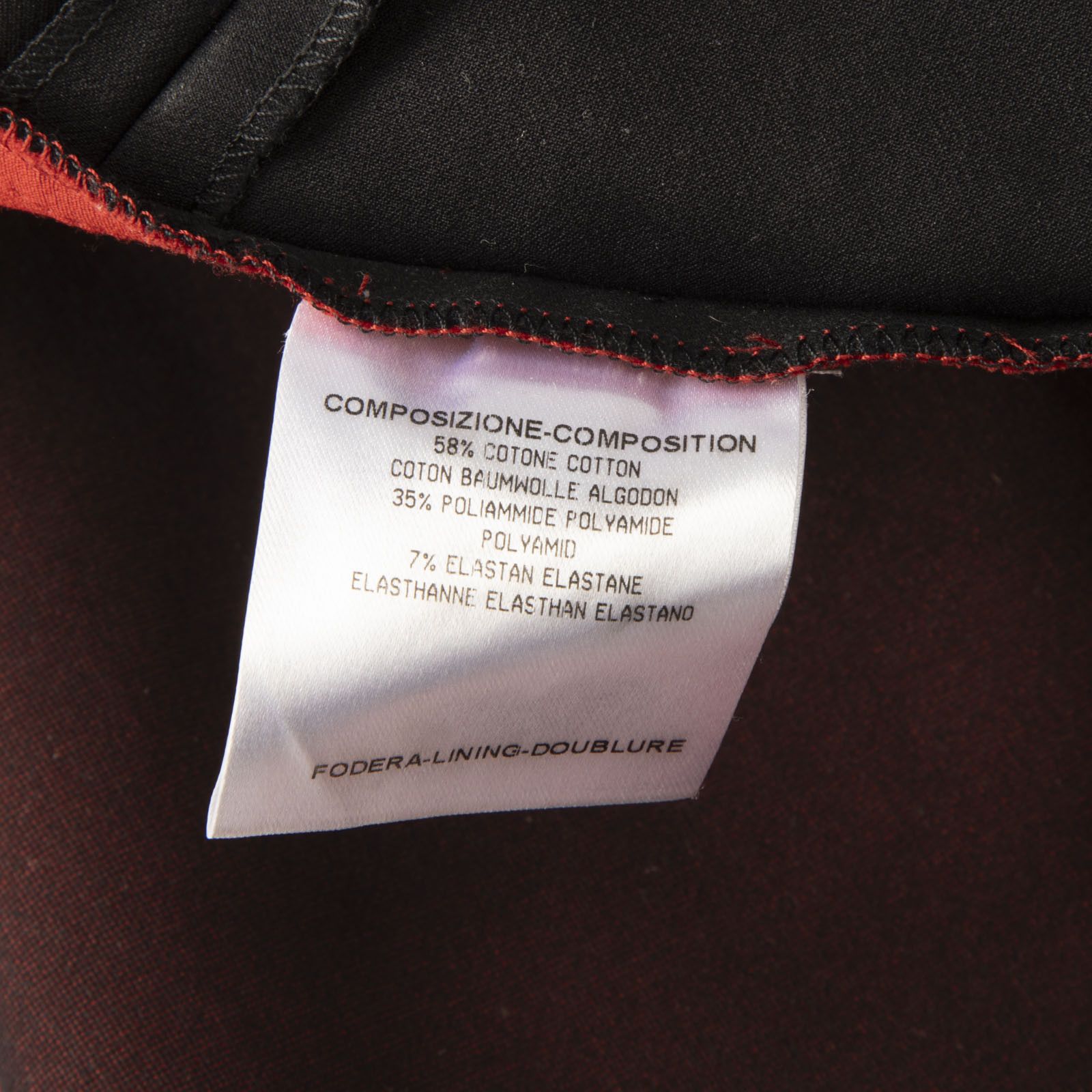 Stella McCartney Red & Black Miracle Midi Dress Size XS / US 0-2 / IT 36-38 - 12 Thumbnail