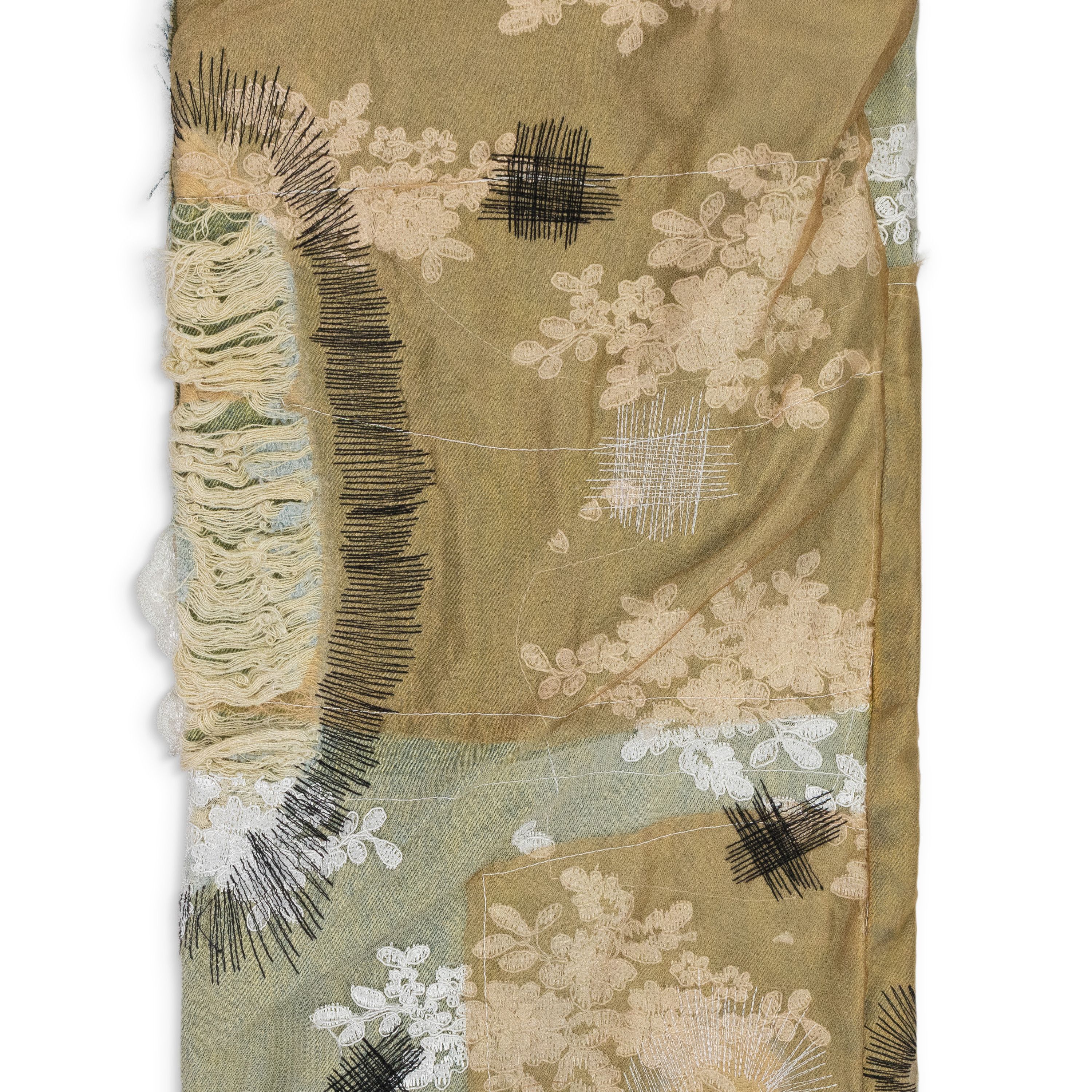 Who Decides War Who Decides War TAN OVERDYED LACE WIDE-LEG JEANS SIZE 28 Size US 28 / EU 44 - 7 Thumbnail