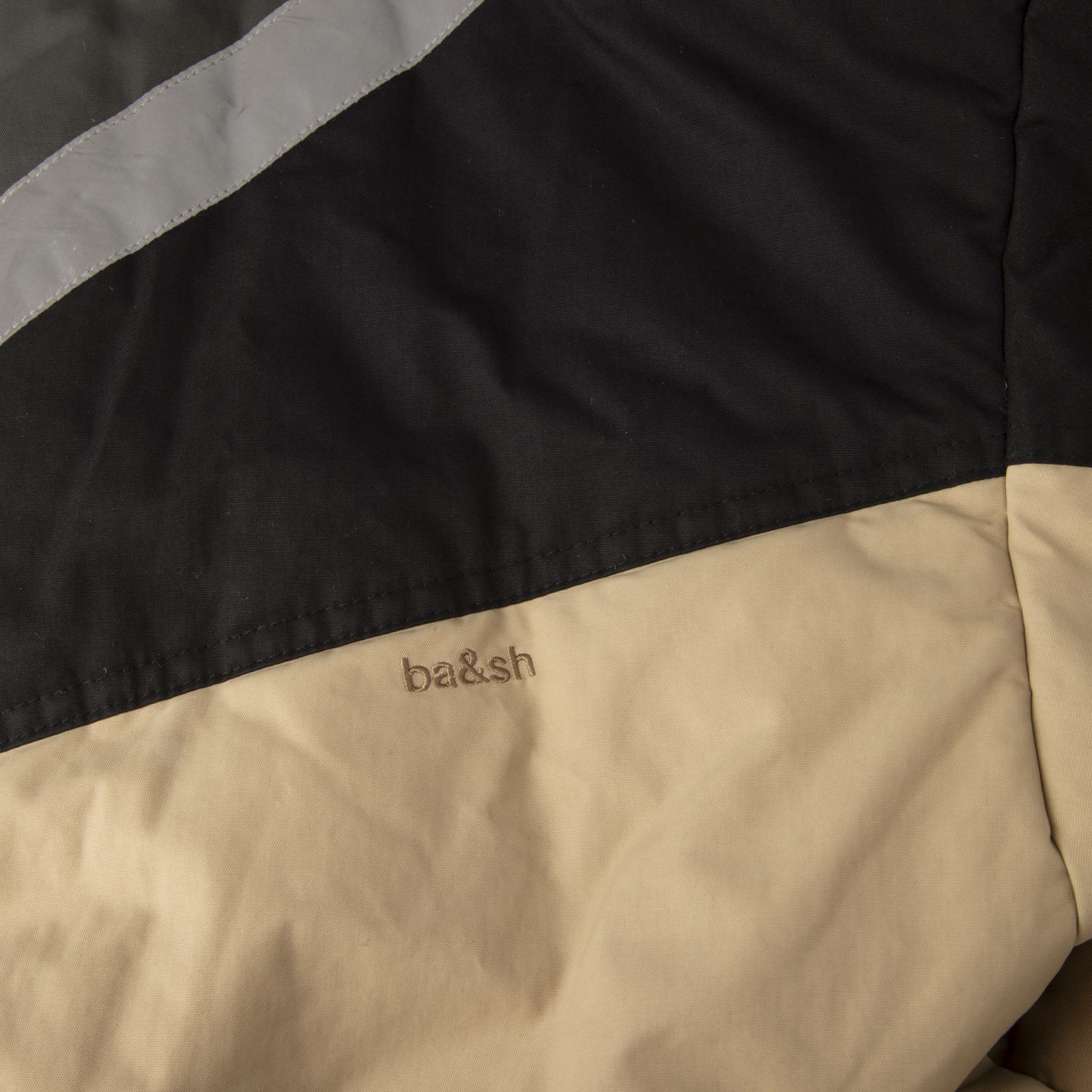 ba&sh Beige & Black Puffer Coat Size S / US 4 / IT 40 - 3 Thumbnail