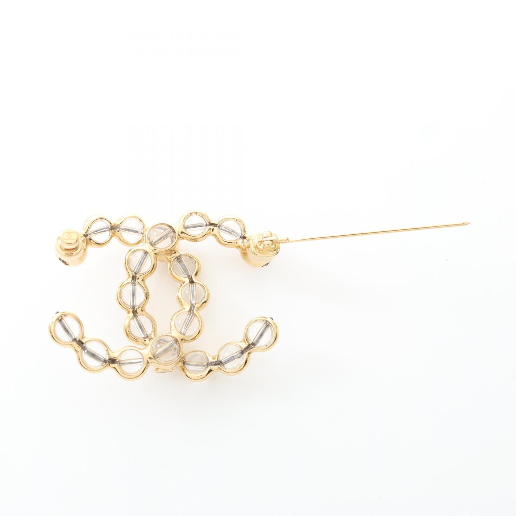 Chanel Chanel Chanel Coco Mark Brooch Metal Brooch DUTY FREE for USA Size ONE SIZE - 2 Thumbnail