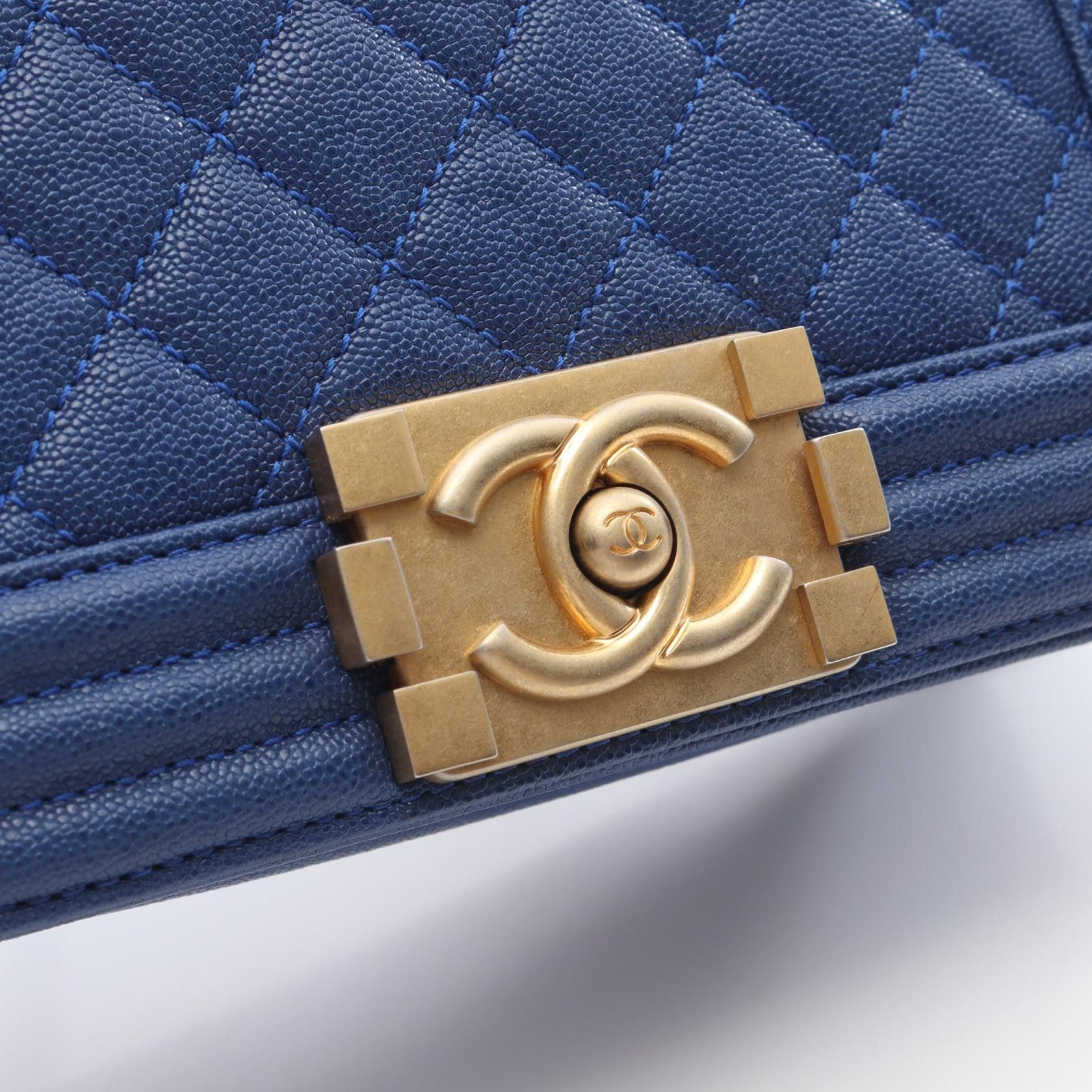 Chanel Chanel CHANEL Boy Chanel Caviar Skin Shoulder Bag Leather Shoulder Bag A67085 DUTY FREE for USA Size ONE SIZE - 8 Thumbnail
