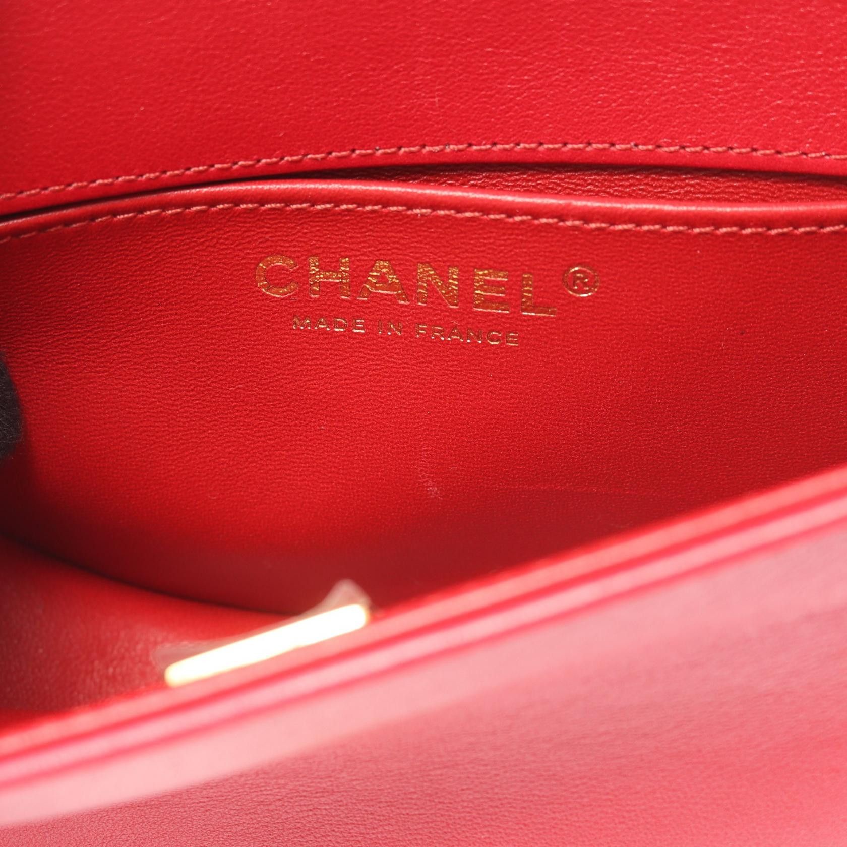 Chanel Chanel Chanel Boy Chanel Leather Shearling Small Shoulder Bag Leather Shoulder Bag AS3350 DUTY FREE for USA Size ONE SIZE - 6 Thumbnail