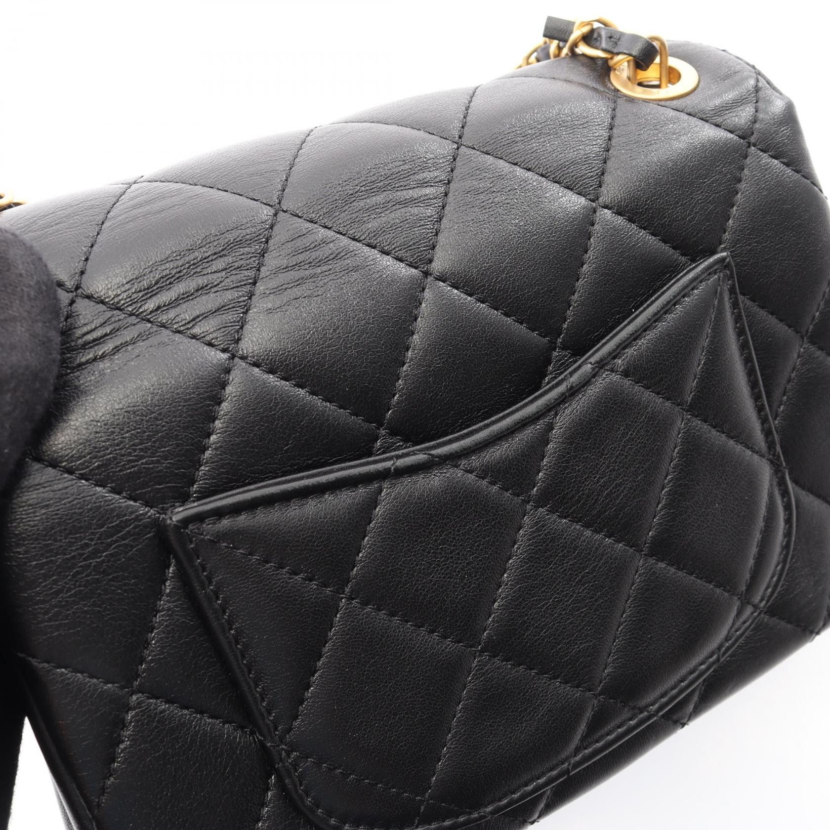 Chanel Chanel CHANEL Mini Flap Bag Lambskin Shoulder Bag Leather Shoulder Bag AS3731 DUTY FREE for USA Size ONE SIZE - 7 Thumbnail