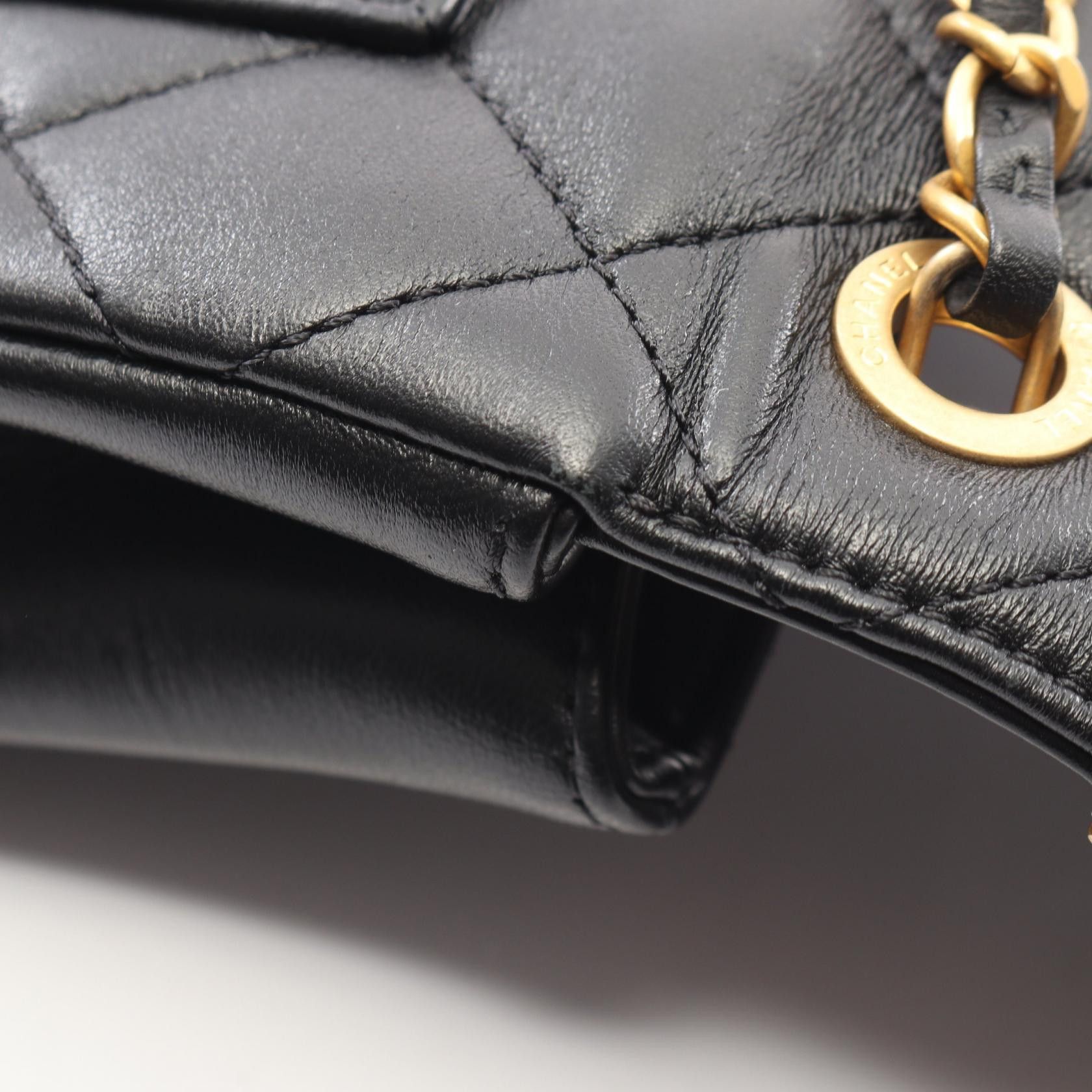 Chanel Chanel CHANEL Mini Flap Bag Lambskin Shoulder Bag Leather Shoulder Bag AS3731 DUTY FREE for USA Size ONE SIZE - 10 Thumbnail