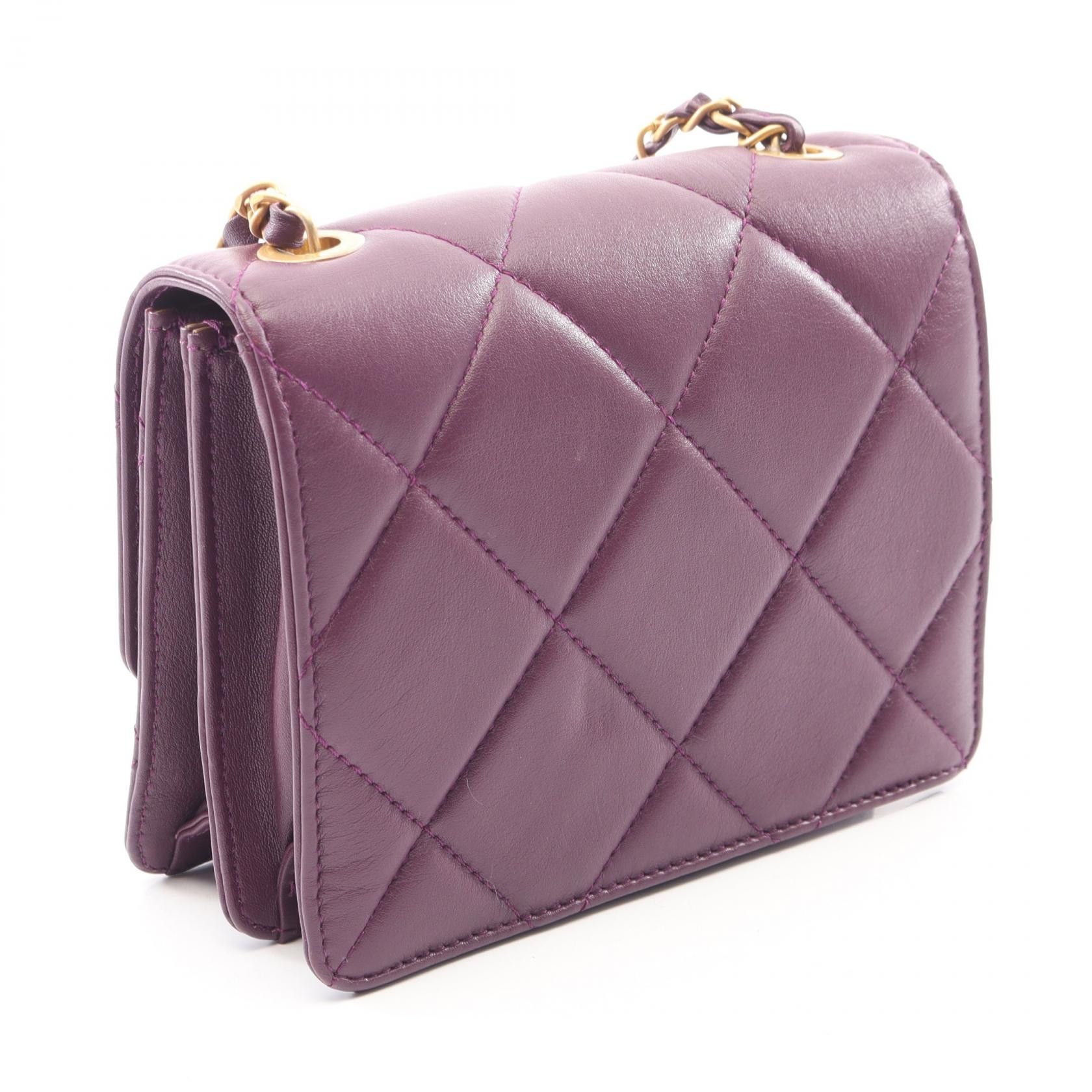 Chanel Chanel CHANEL Mini Matelasse Lambskin Shoulder Bag Leather Shoulder Bag AS3391 DUTY FREE for USA Size ONE SIZE - 2 Thumbnail