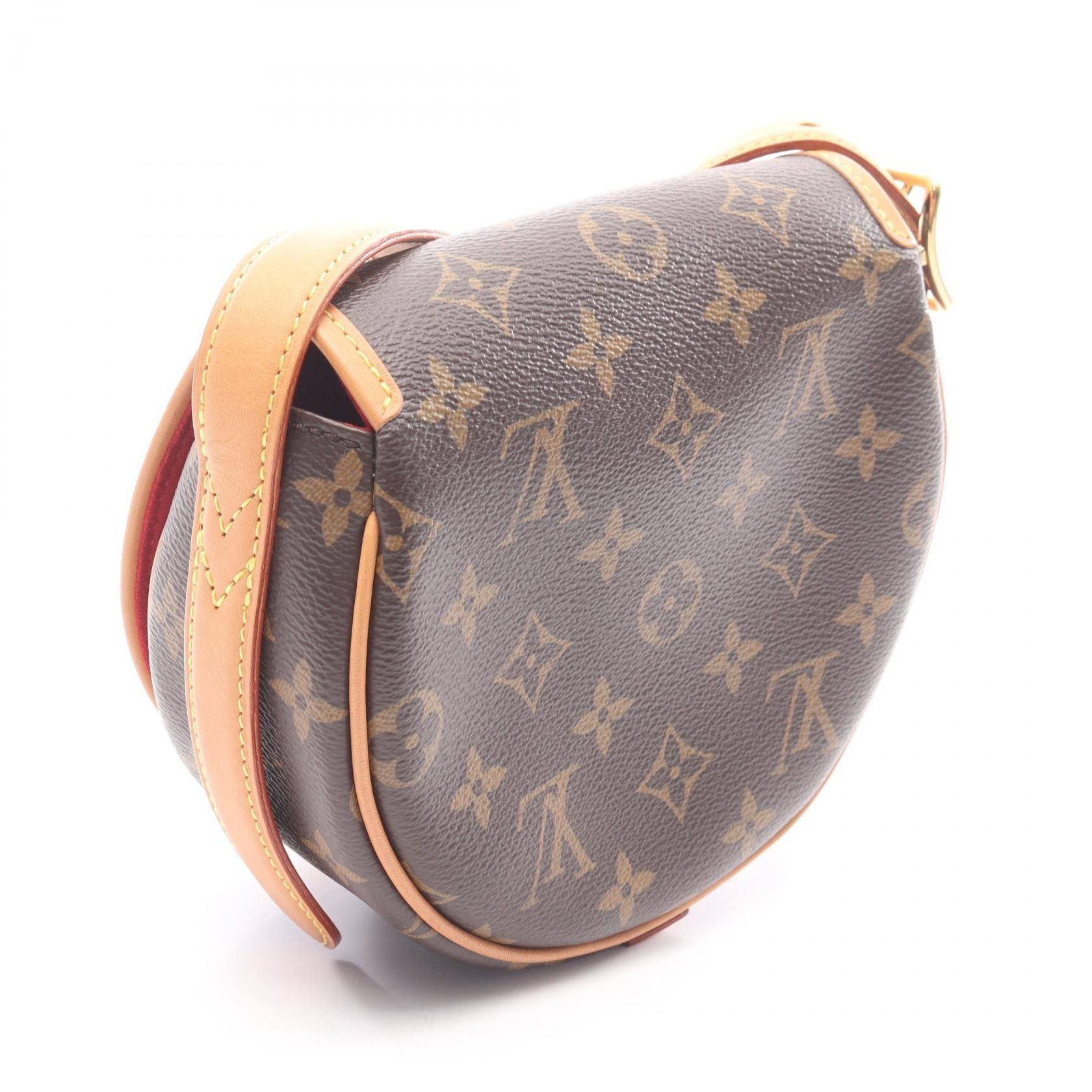 Louis Vuitton Louis Vuitton Louis Vuitton Tambourin Monogram PVC Coated Canvas Leather Shoulder Bag Textile Shoulder Bag M44860 DUTY FREE for USA Size ONE SIZE - 2 Thumbnail