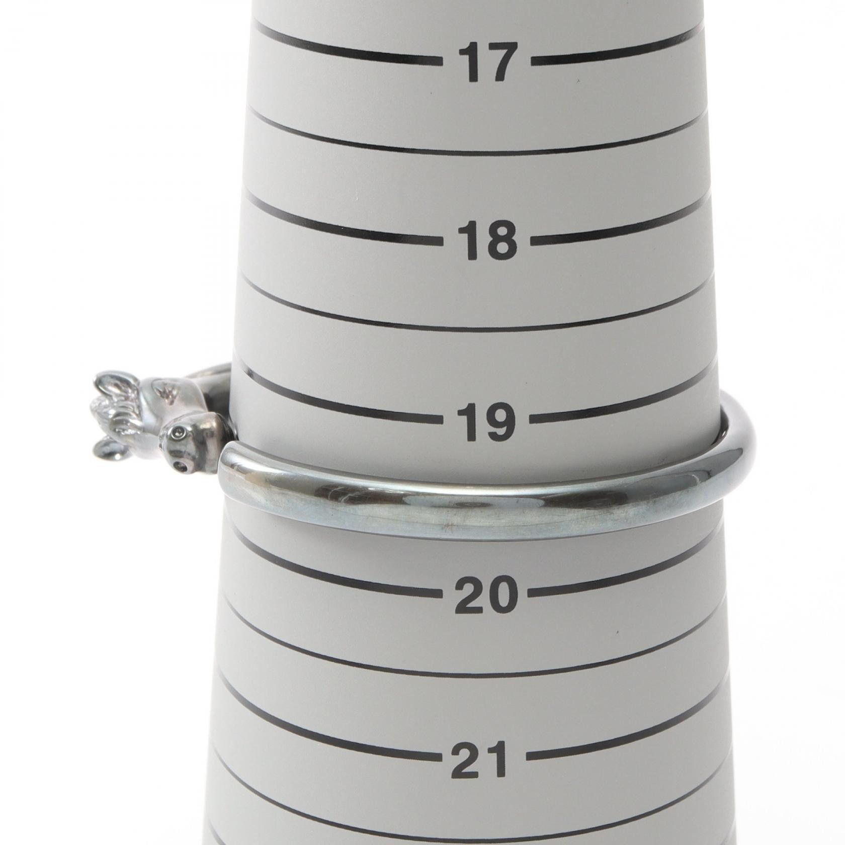 Hermes Hermes Hermes Cheval Horse Stainless Steel Bracelet Metal Bangle DUTY FREE for USA Size ONE SIZE - 5 Thumbnail