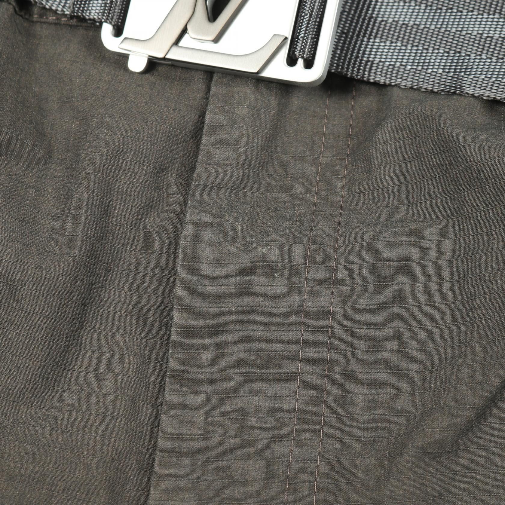 Louis Vuitton Louis Vuitton Louis Vuitton LV Buckle Cotton Nylon Pants Textile Pants RM232U72HPP44W DUTY FREE for USA Size ONE SIZE - 7 Thumbnail