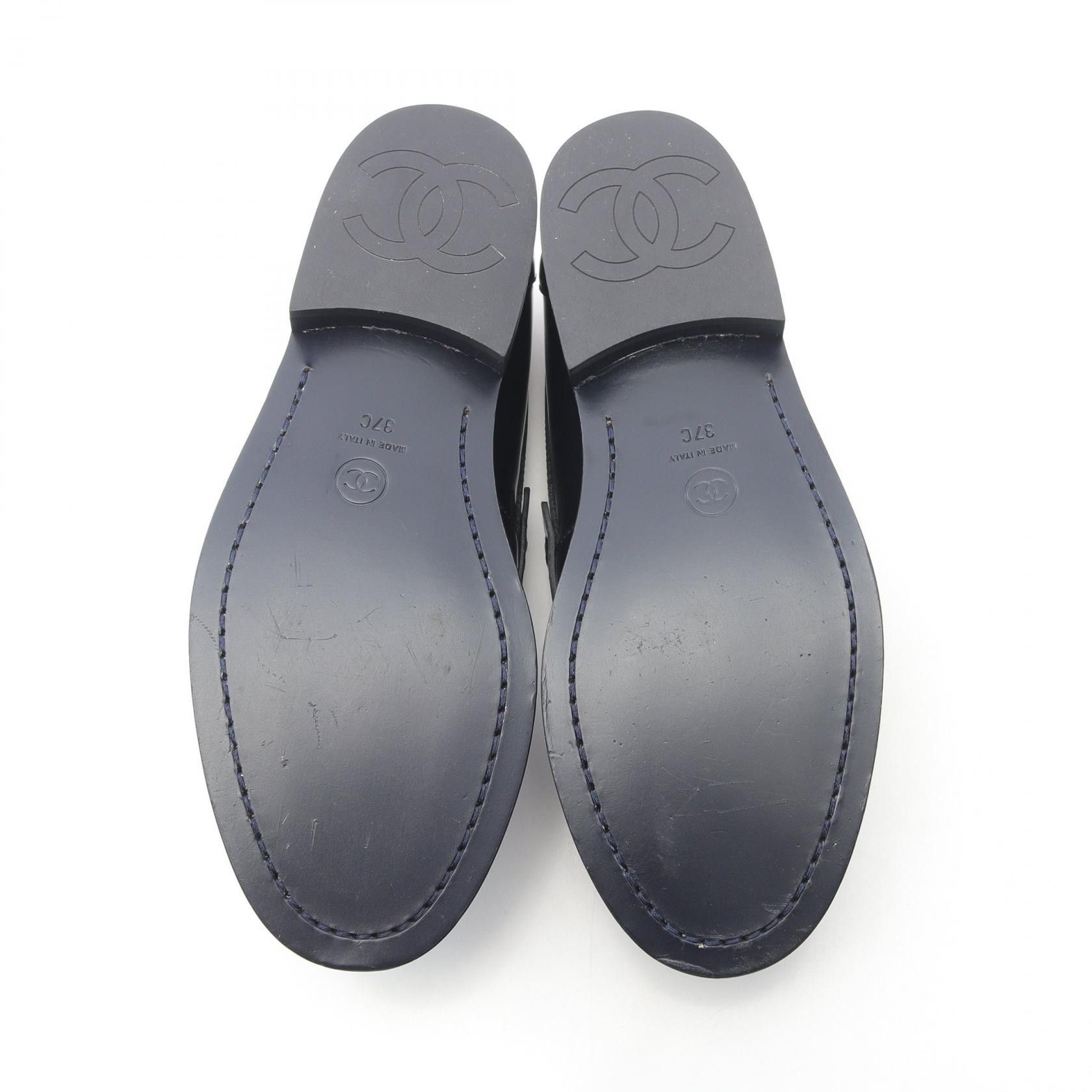 Chanel Chanel Chanel Leather Loafers Leather Shoes G39190 DUTY FREE for USA Size ONE SIZE - 4 Thumbnail