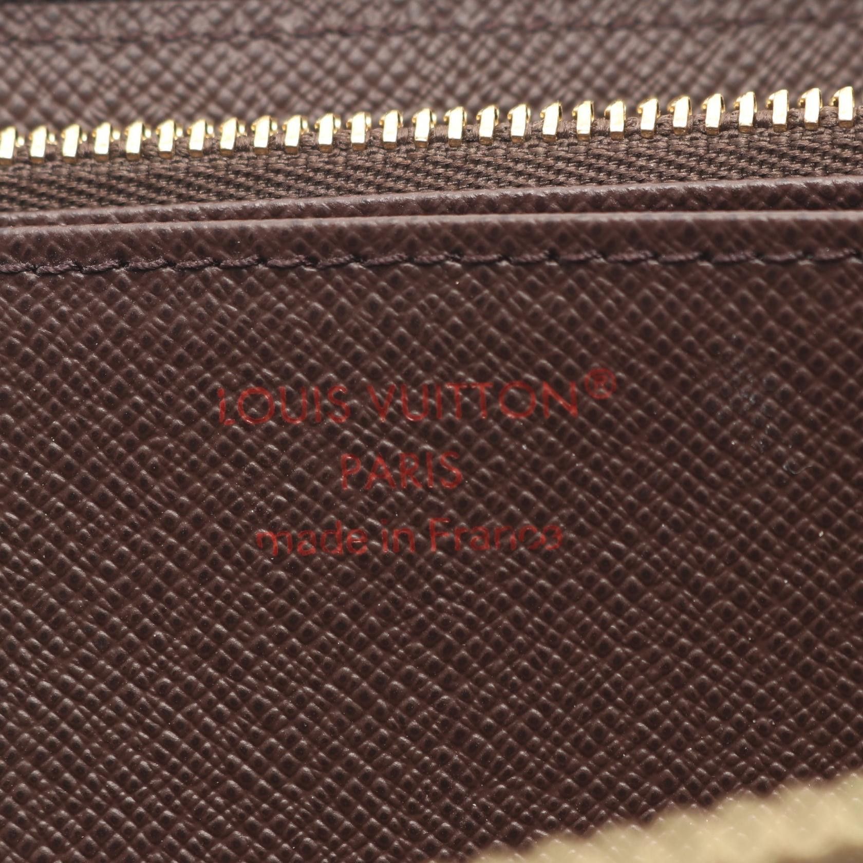 Louis Vuitton Louis Vuitton Louis Vuitton Zippy Wallet Damier Long Wallet Textile Long Wallet N41661 DUTY FREE for USA Size ONE SIZE - 4 Thumbnail