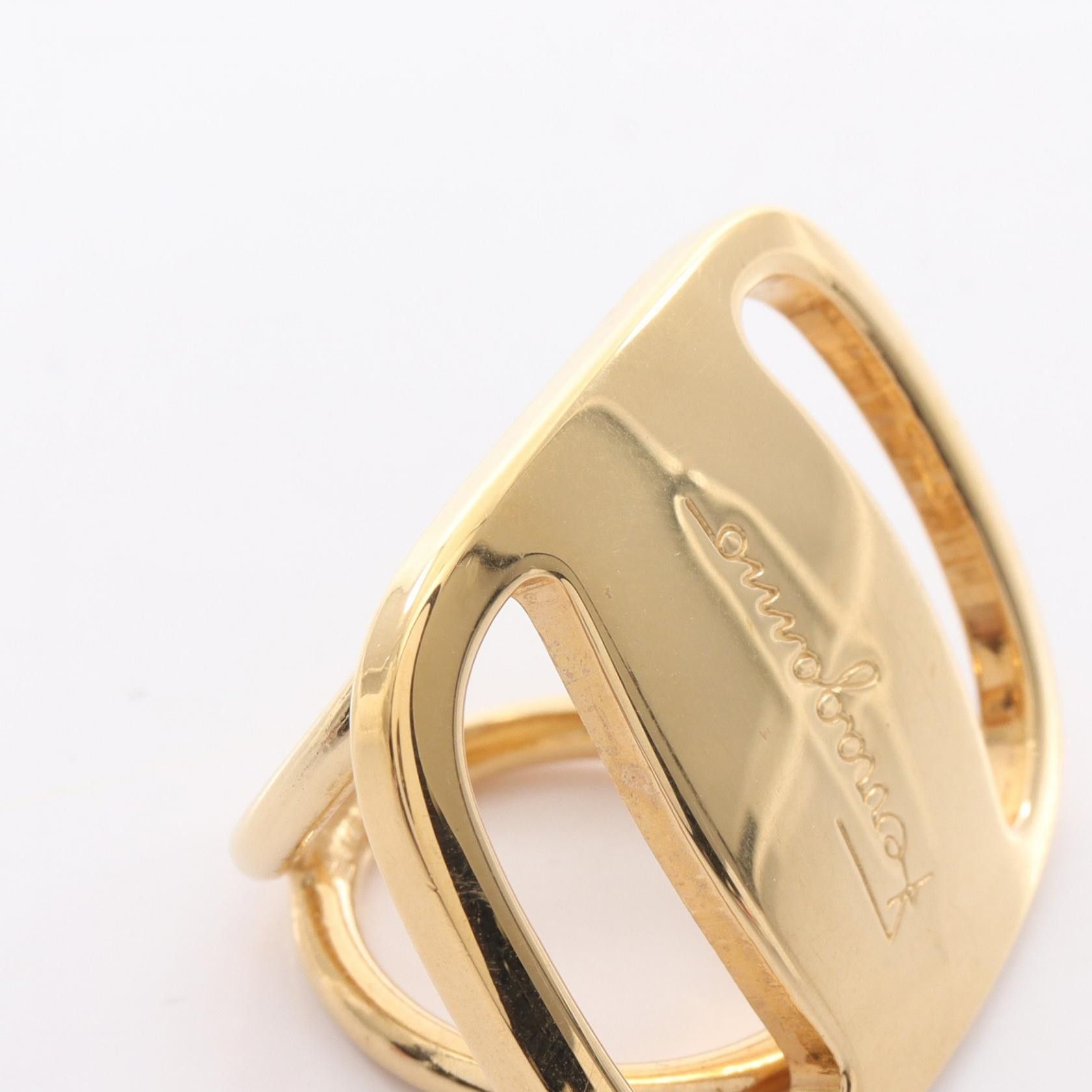 Salvatore Ferragamo Salvatore Ferragamo Salvatore Ferragamo Vara Scarf Ring Accessory Metal Other DUTY FREE for USA Size ONE SIZE - 5 Thumbnail