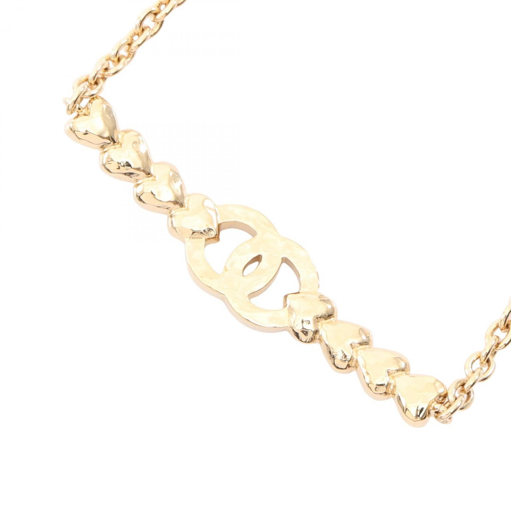 Chanel Chanel Chanel Coco Mark Heart Necklace Metal Necklace DUTY FREE for USA Size ONE SIZE - 2 Thumbnail