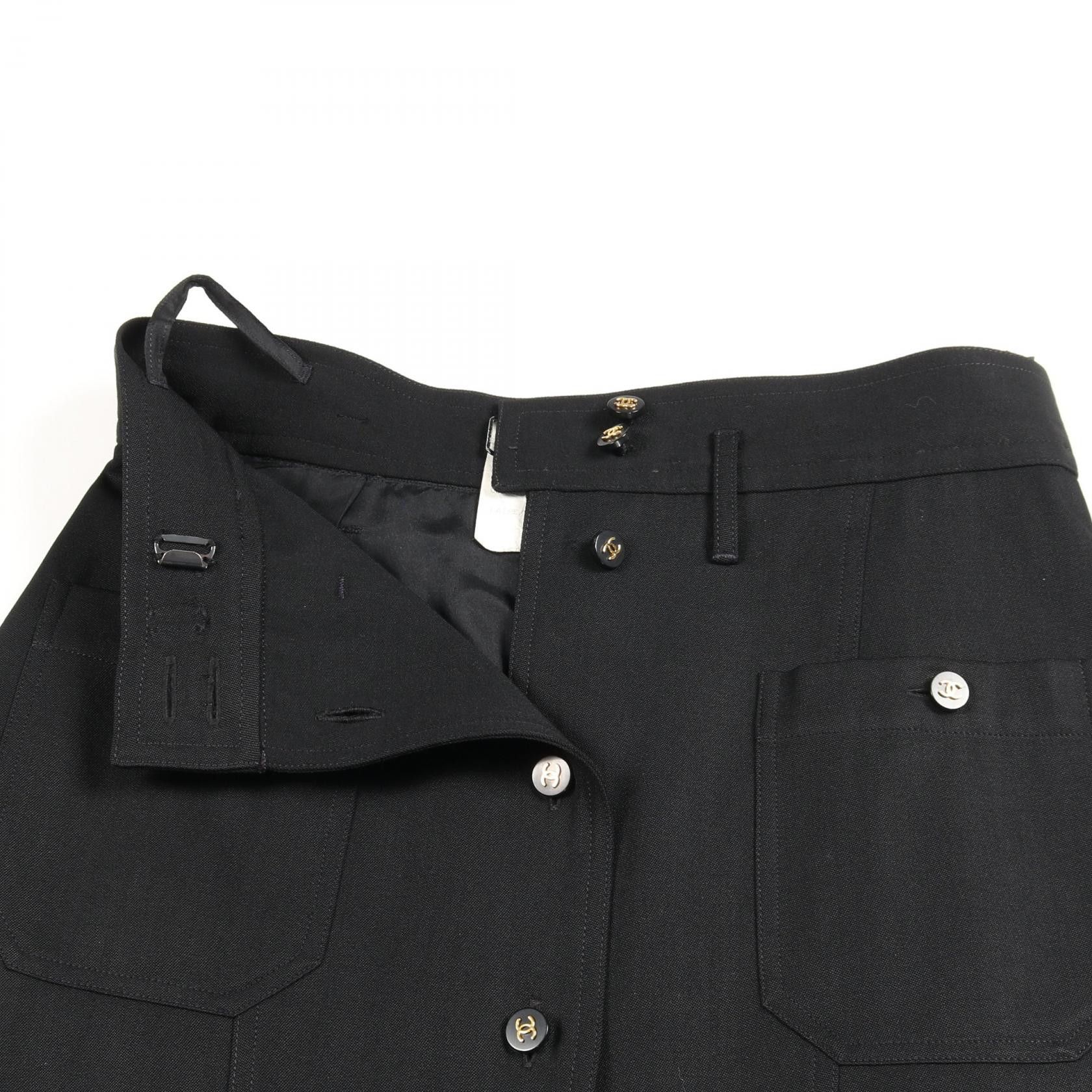 Chanel Chanel Chanel Wool Skirt Textile Skirts P04919 DUTY FREE for USA Size ONE SIZE - 6 Thumbnail