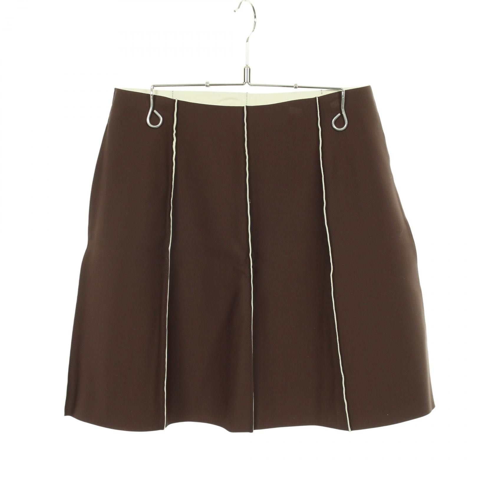 Chanel Chanel Chanel Coco Mark Nylon Skirt Textile Skirts P13086V07491 DUTY FREE for USA Size ONE SIZE - 2 Thumbnail