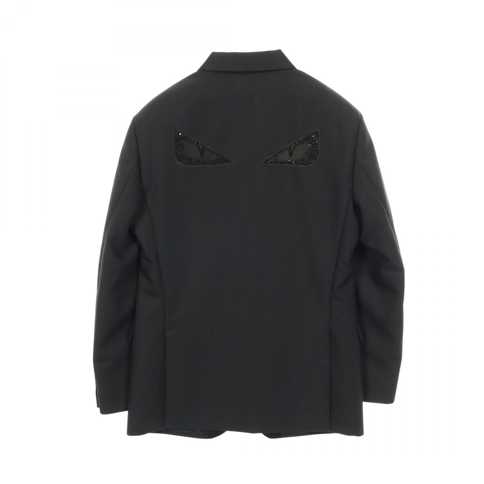Fendi Fendi Fendi Monster Bugs Eye Wool Mohair Jacket Textile Outerwear FJ0476A1MY DUTY FREE for USA Size ONE SIZE - 2 Thumbnail