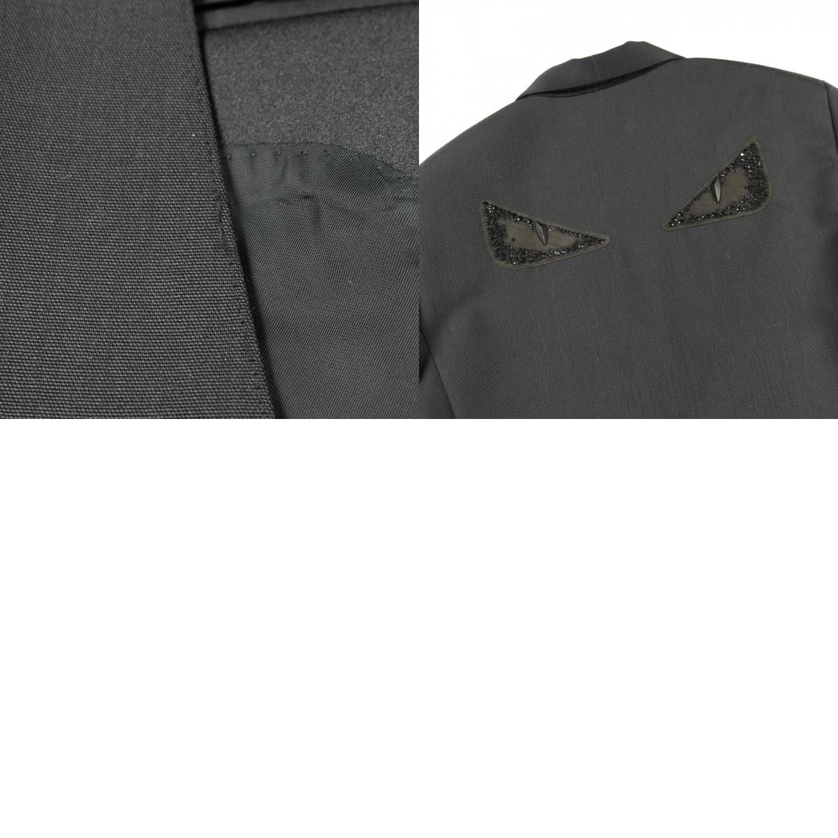 Fendi Fendi Fendi Monster Bugs Eye Wool Mohair Jacket Textile Outerwear FJ0476A1MY DUTY FREE for USA Size ONE SIZE - 10 Thumbnail