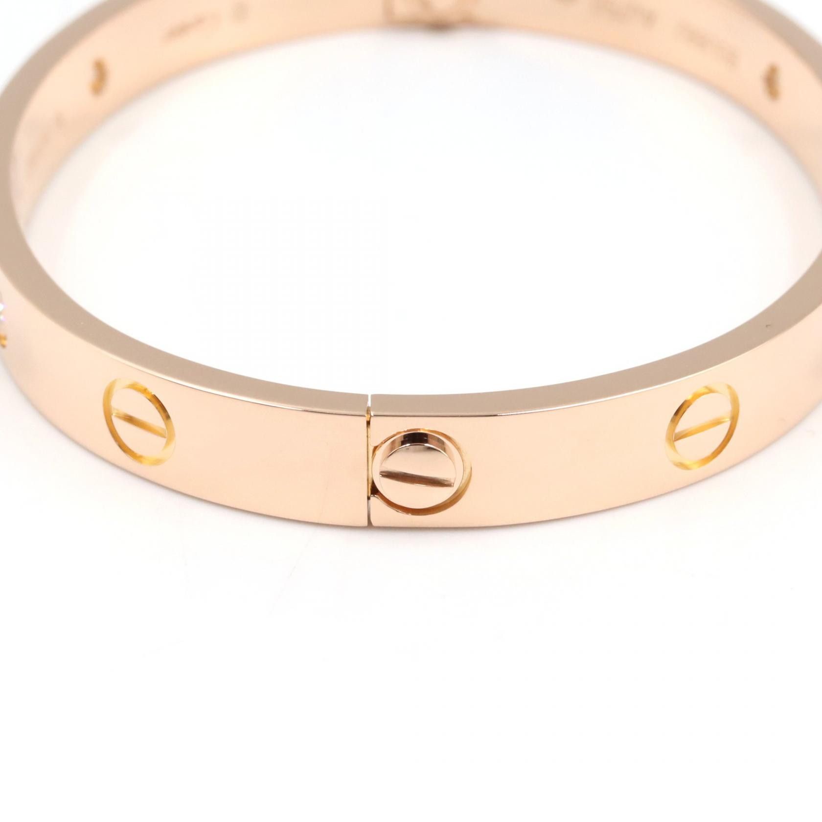 Cartier Cartier Cartier Love Bracelet Au750 Diamond Bracelet Size 15 Precious Metal Bracelet B6070017 DUTY FREE for USA Size ONE SIZE - 4 Thumbnail
