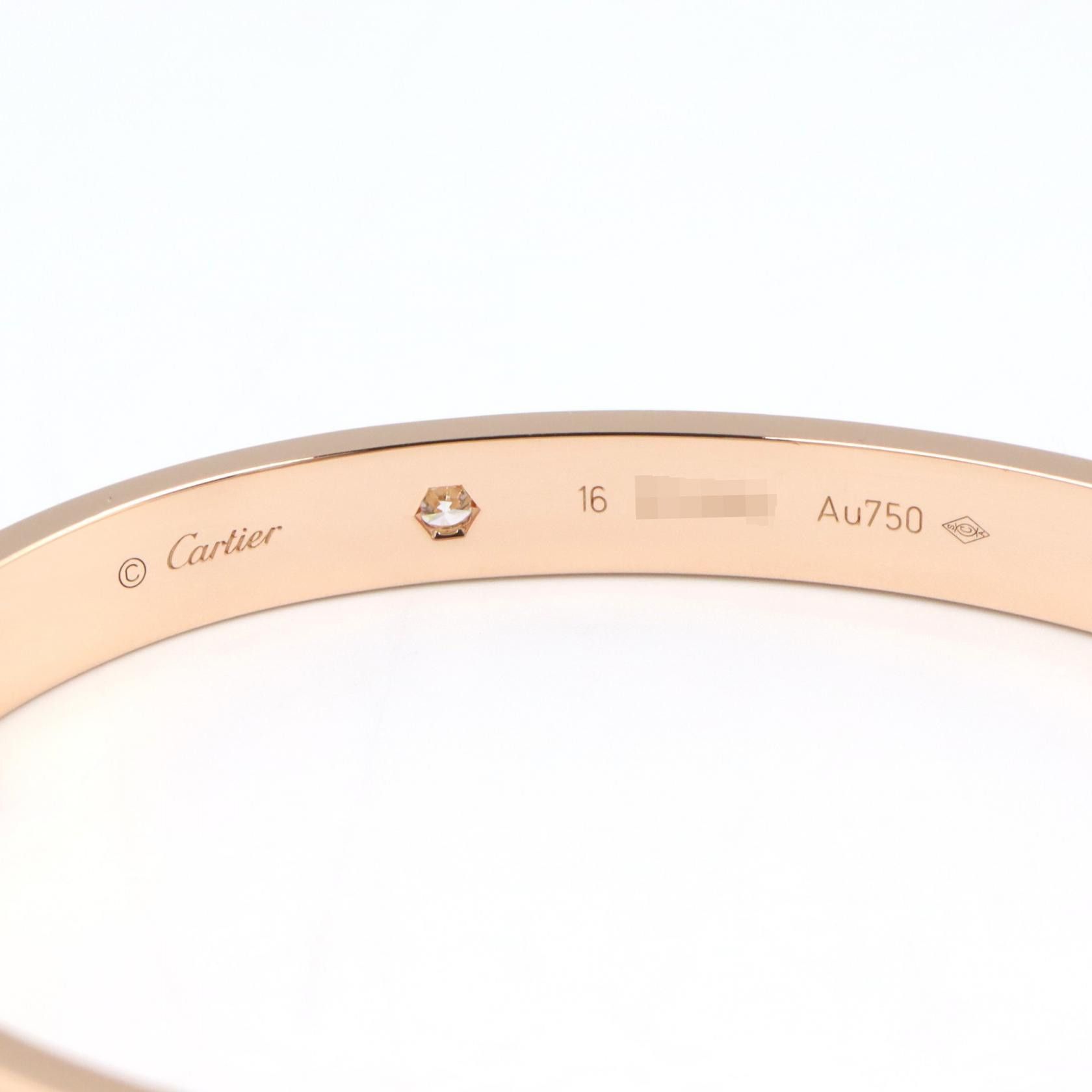 Cartier Cartier Cartier Love Bracelet Au750 Diamond Bracelet Size 15 Precious Metal Bracelet B6070017 DUTY FREE for USA Size ONE SIZE - 3 Thumbnail
